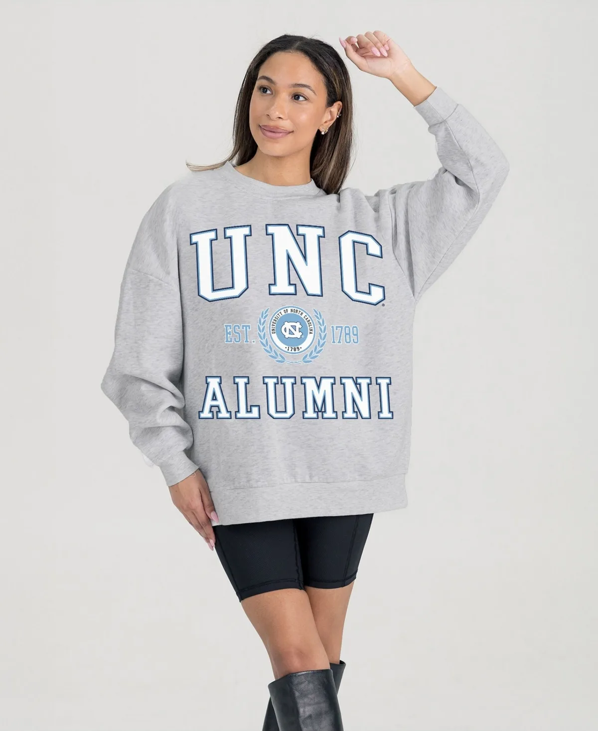 North Carolina Tar Heels Degree Unlocked Oversized Premium Fleece Sweatshirt