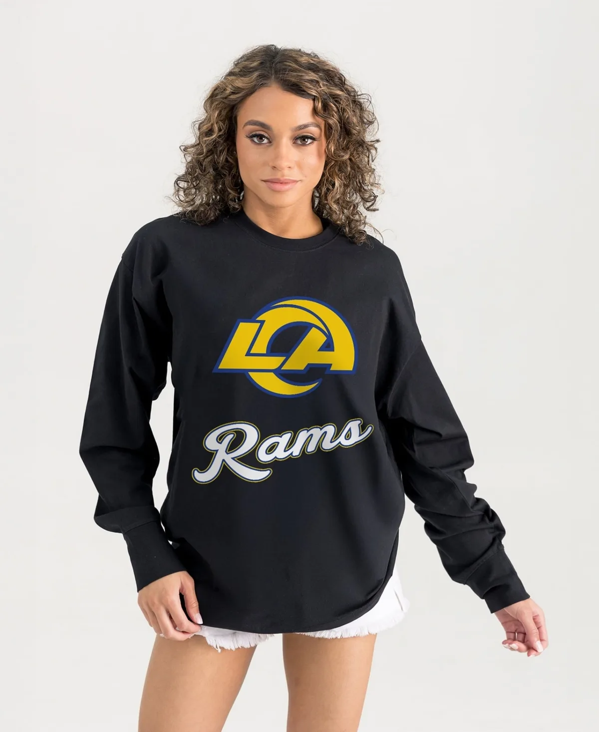 Los Angeles Rams Honor Roll Oversized Long-Sleeve T-Shirt