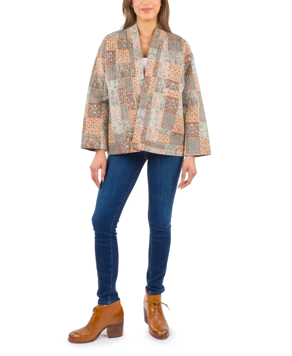 Long Kantha Jacket by Patricia Nash