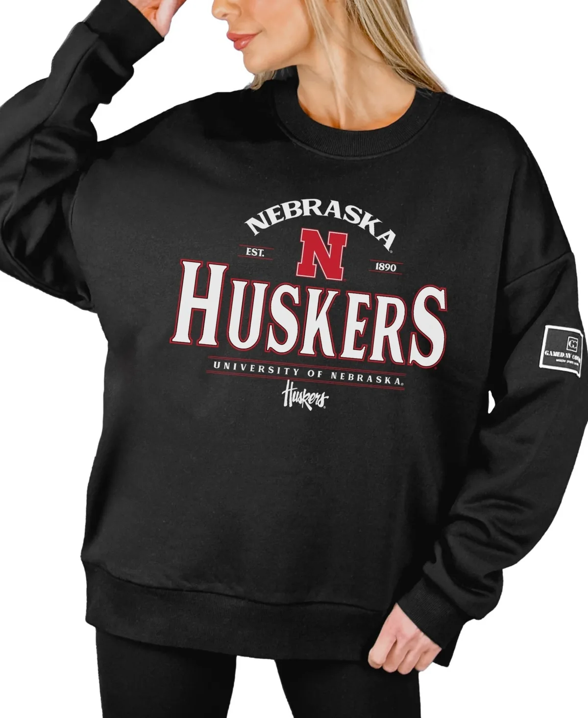 Nebraska Huskers Players Only Premium Pullover Sweatshirt