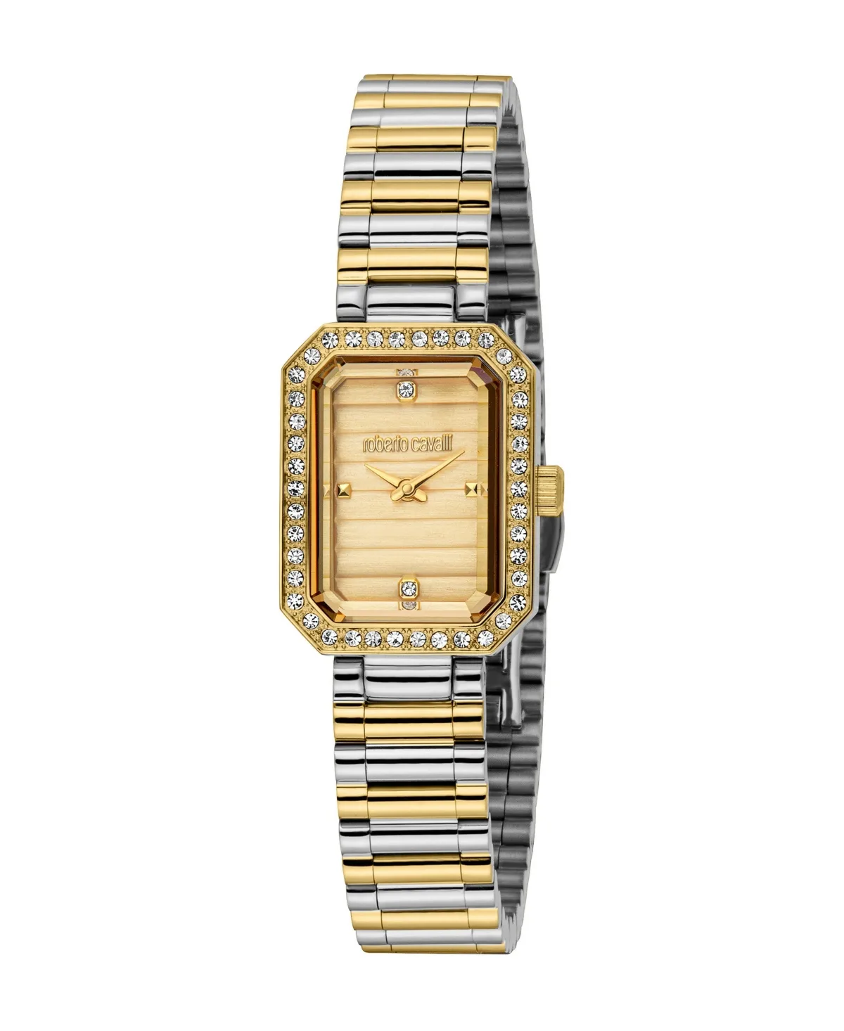 Quartz Water-Resistant Two-Tone Stainless Steel Bracelet Watch, 20 mm by Roberto Cavalli