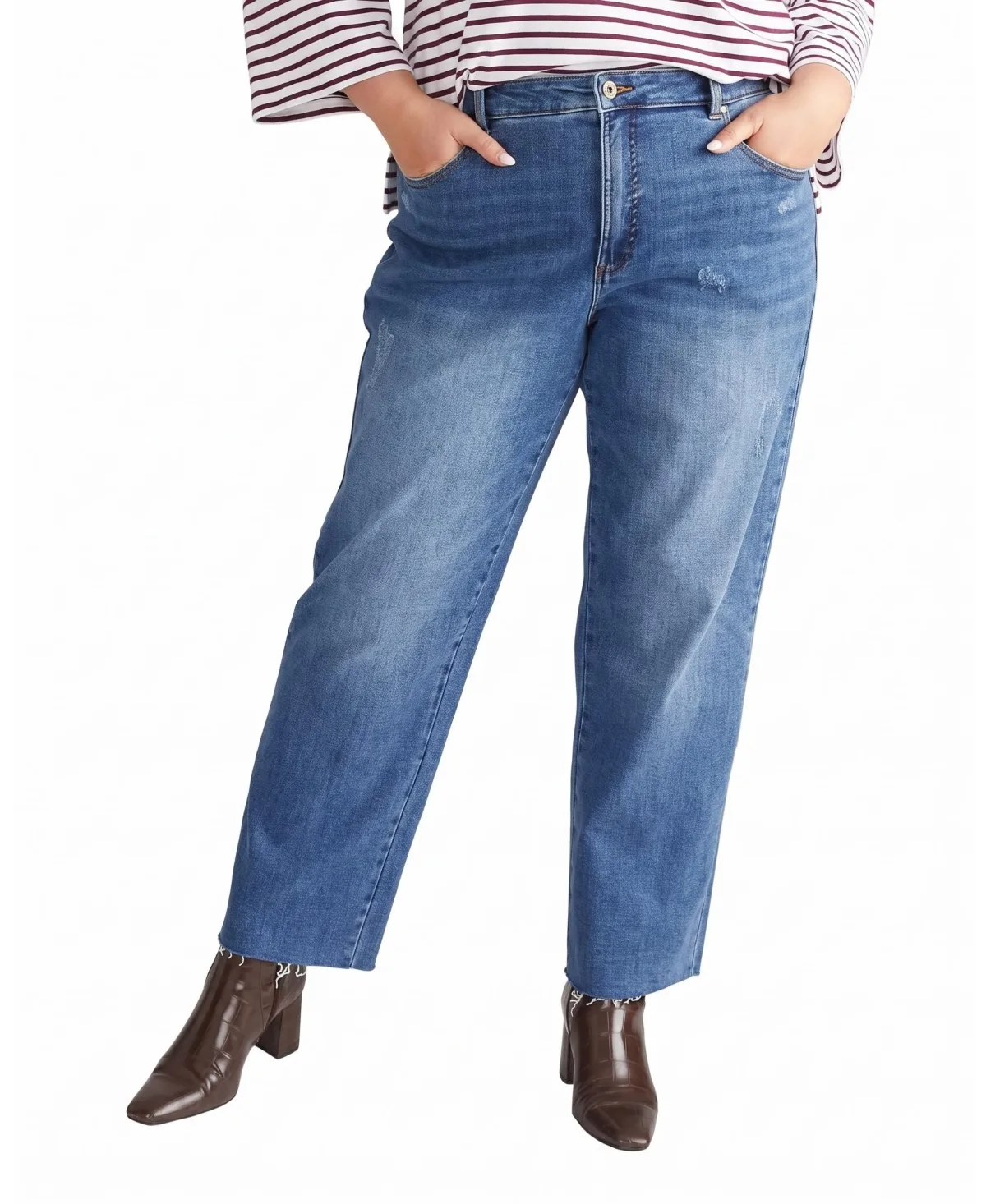 Etta High-Rise Straight-Leg Jeans