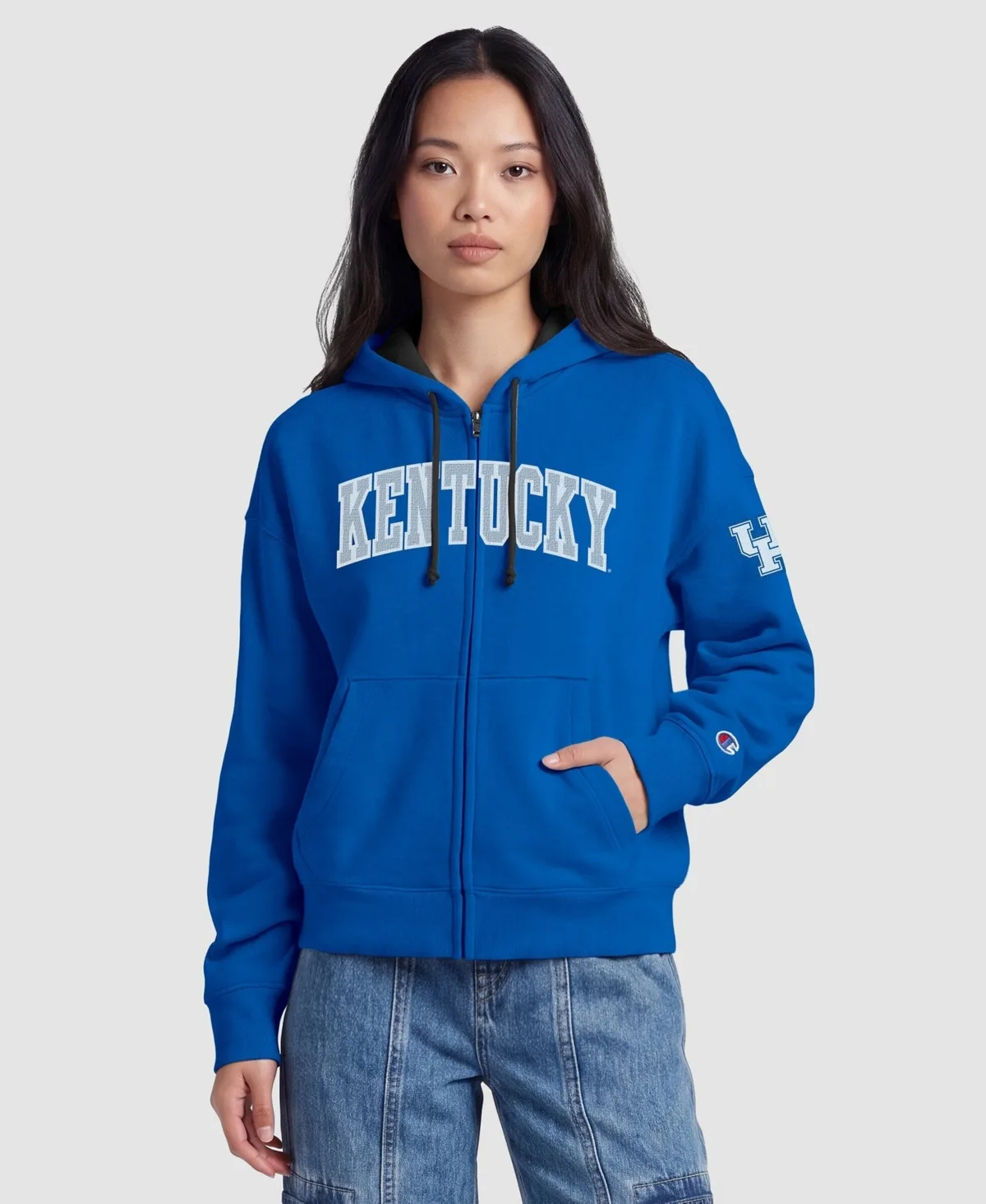 Kentucky Wildcats Arch Full-Zip Fleece Hoodie by Champion