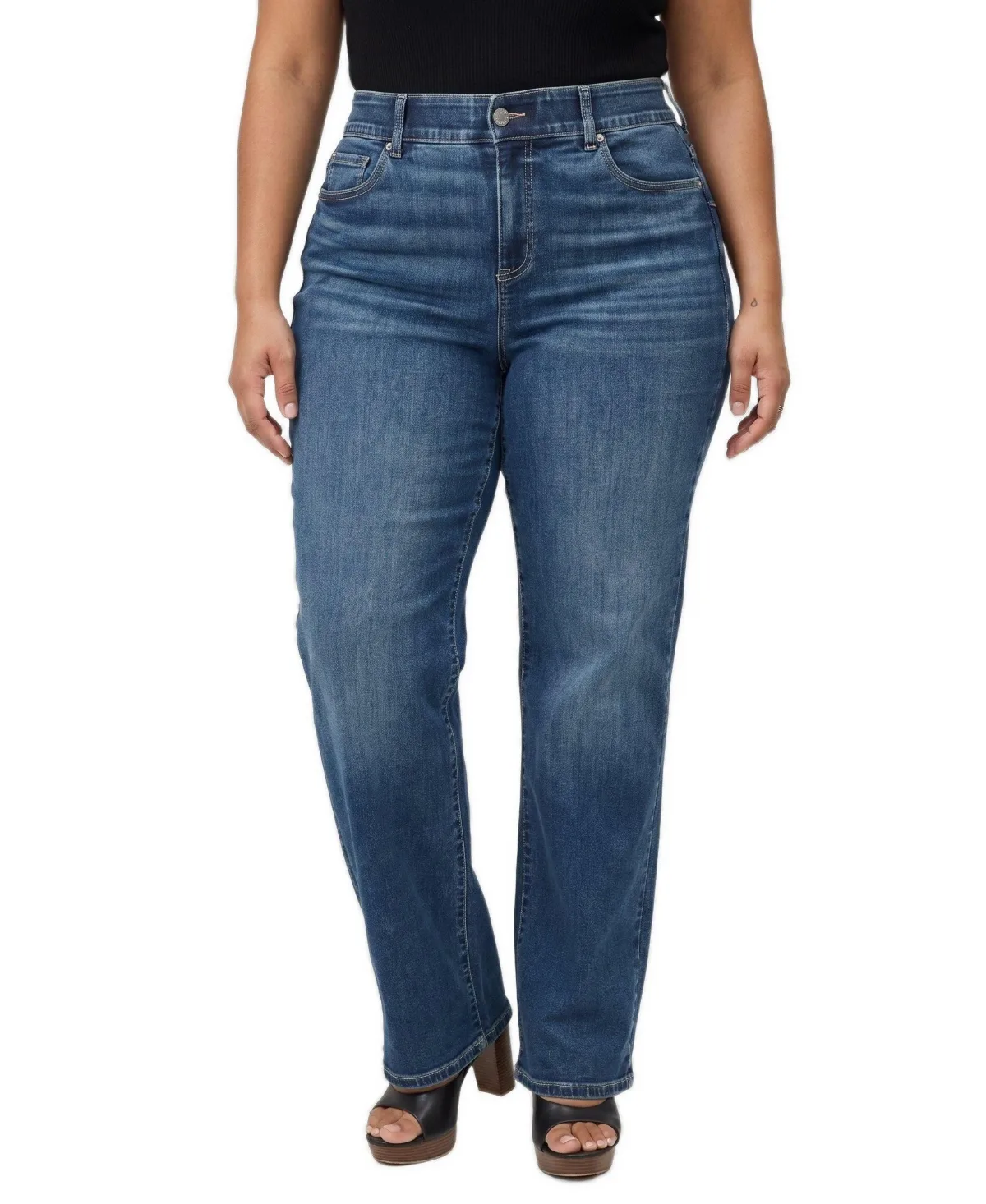 Bombshell High-Rise Wide-Leg Jeans