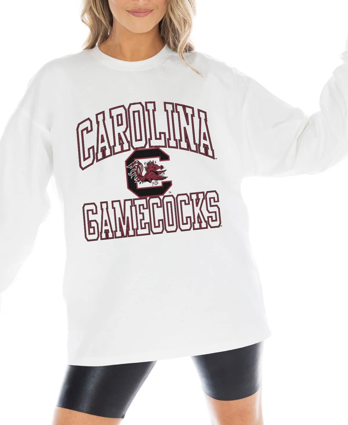 South Carolina Gamecocks Mind Games Oversized Long-Sleeve T-Shirt