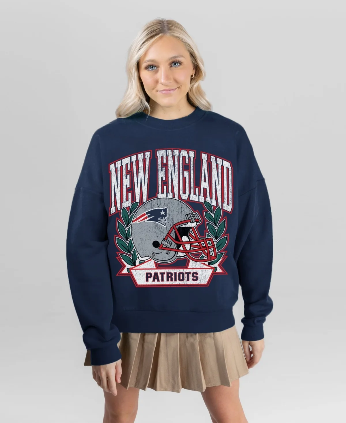 New England Patriots Classic Archives Premium Fleece Sweatshirt