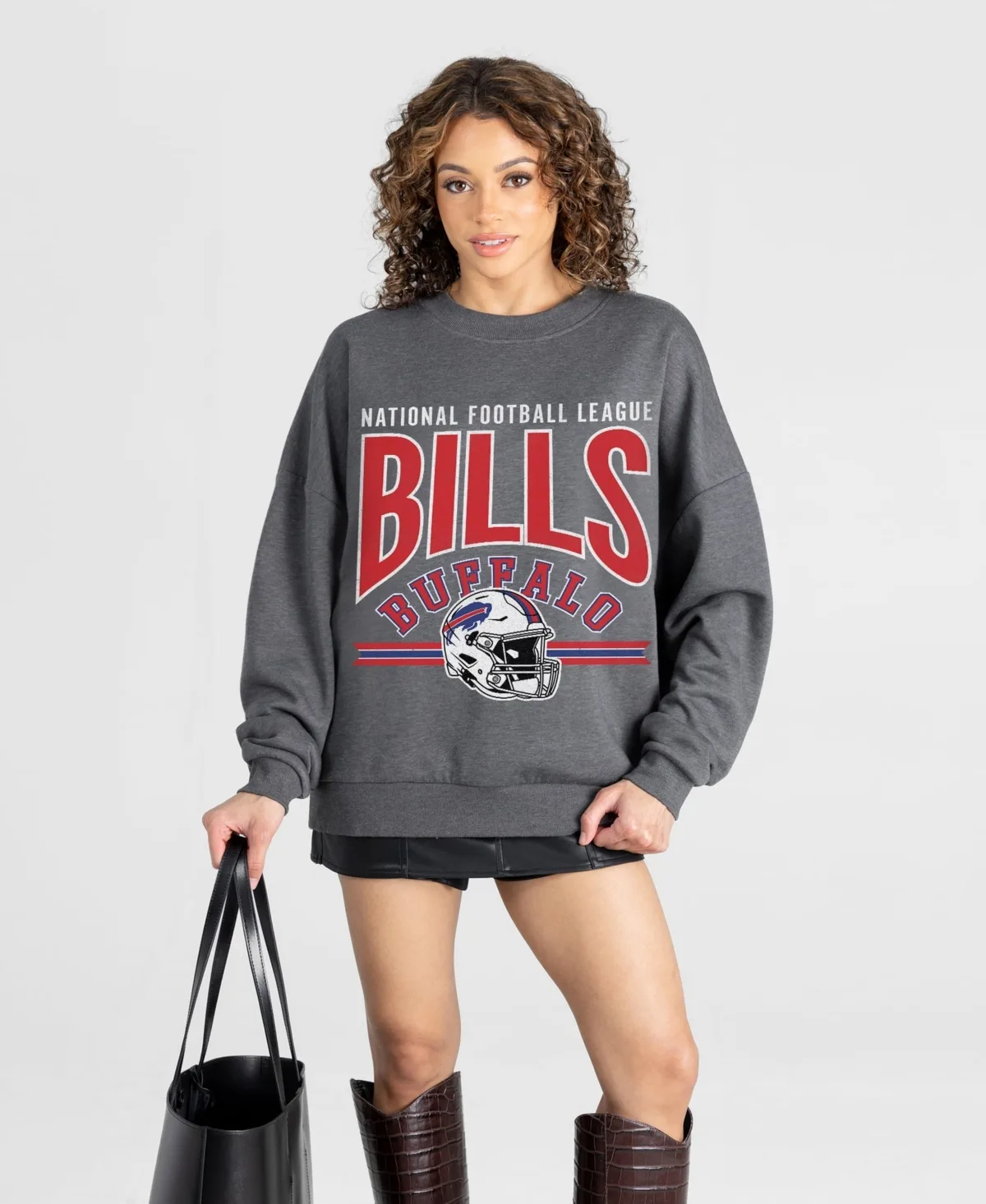 Buffalo Bills Kickoff Classic Oversized Premium Drop Shoulder Sweatshirt