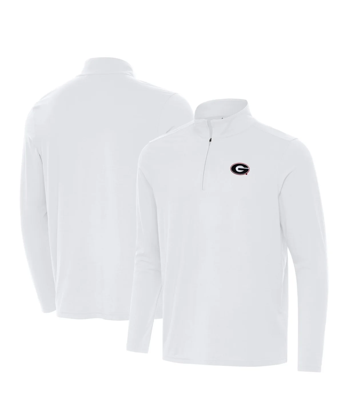 Georgia Bulldogs Intent Quarter-Zip Sweatshirt by Antigua
