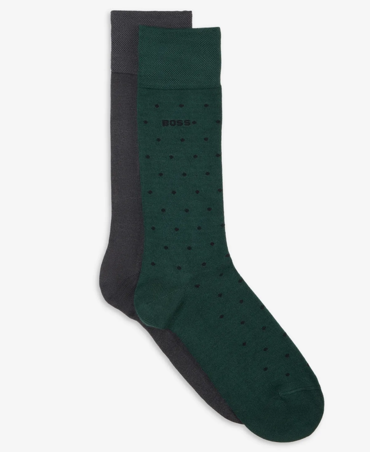 Polka-Dot Crew Socks, 2-Pack by Hugo Boss