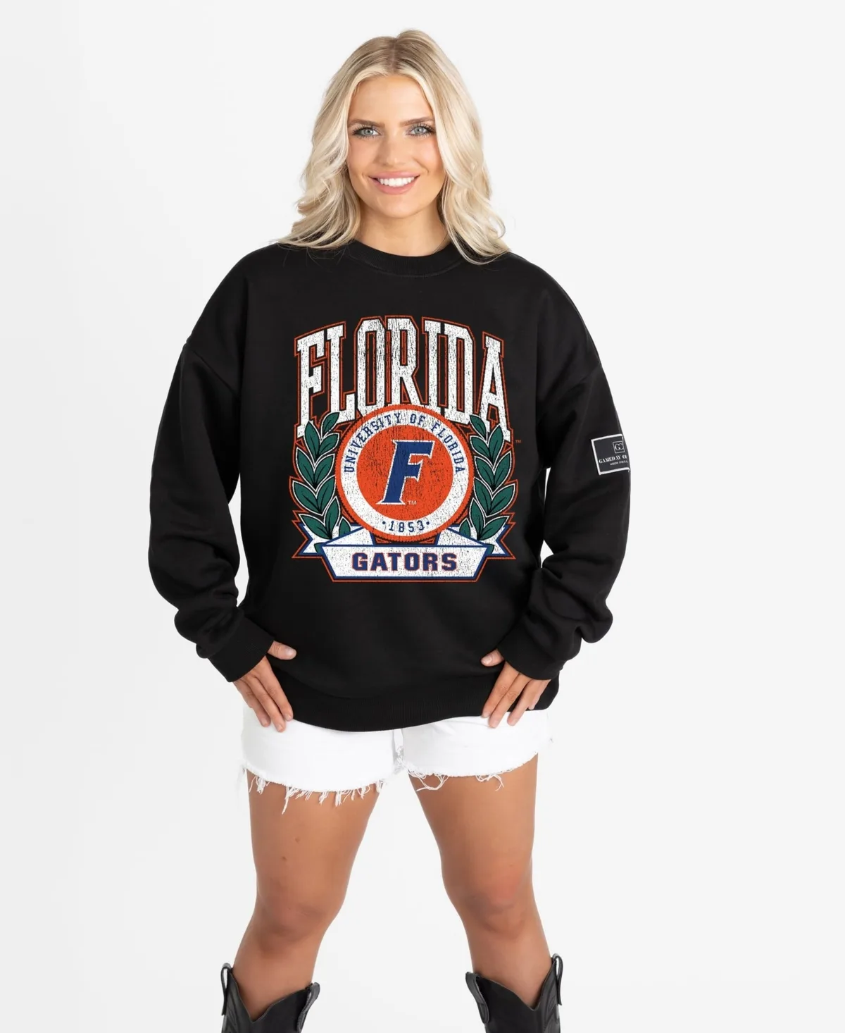 Florida Gators Oversized Victory Lane Black Label Premium Sweatshirt