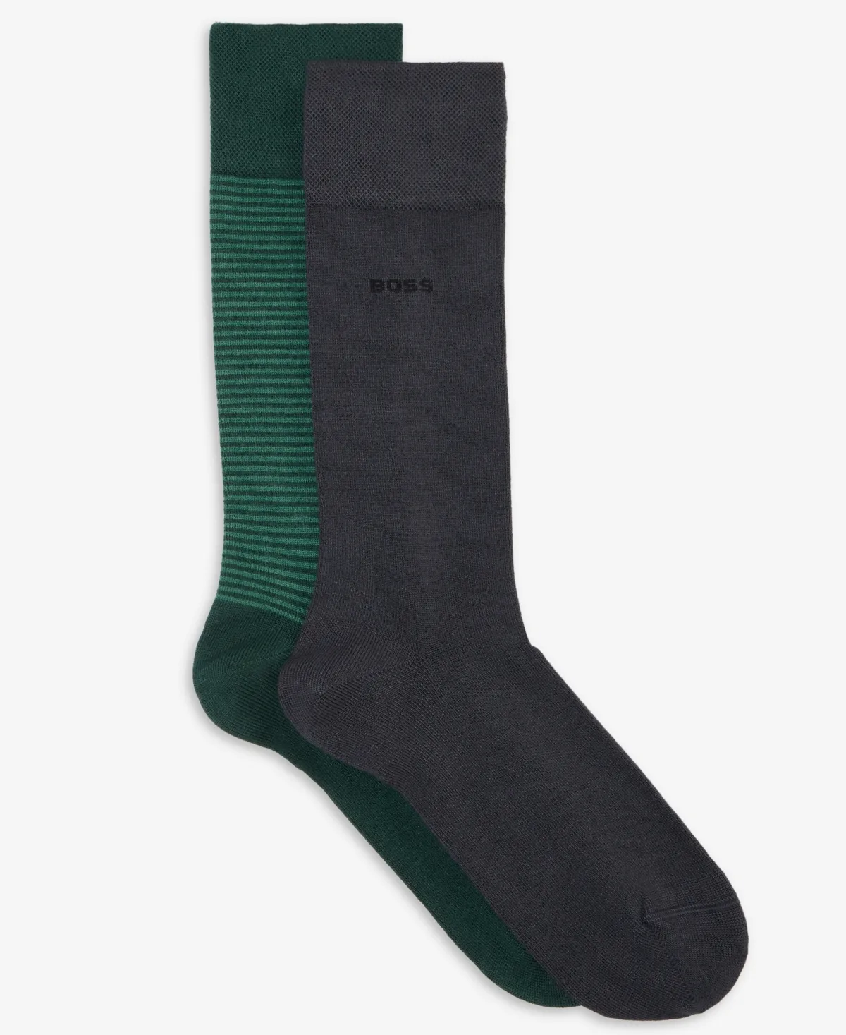 Striped Crew Socks, 2-Pack by Hugo Boss