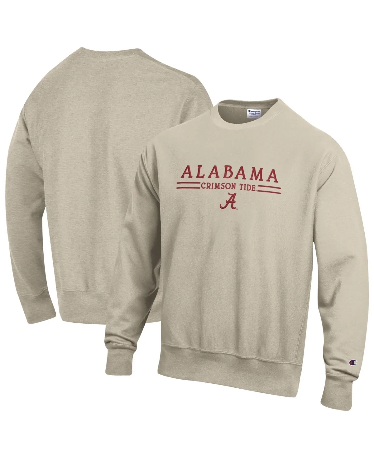 Alabama Crimson Tide Reverse Weave Crewneck Sweatshirt by Champion