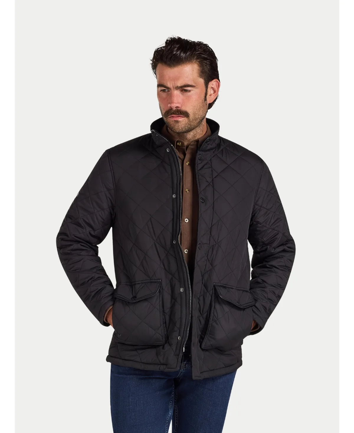 Quilted Relaxed-Fit Jacket by Raging Bull