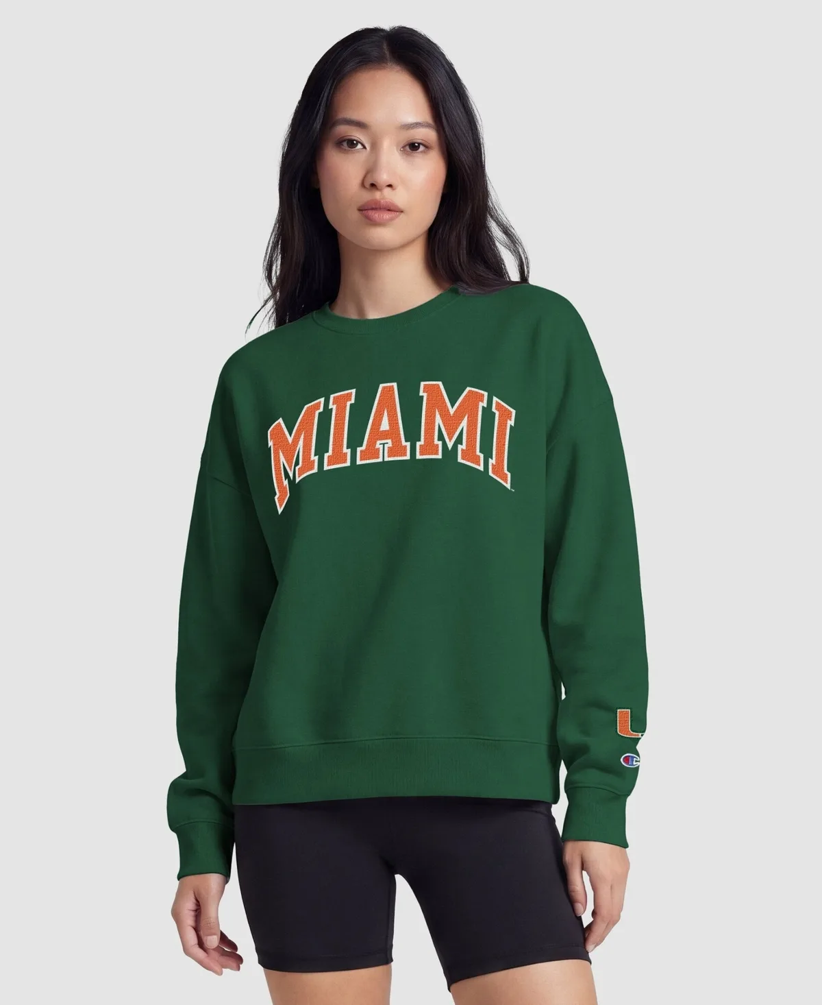 Miami Hurricanes Fleece Crew Sweatshirt