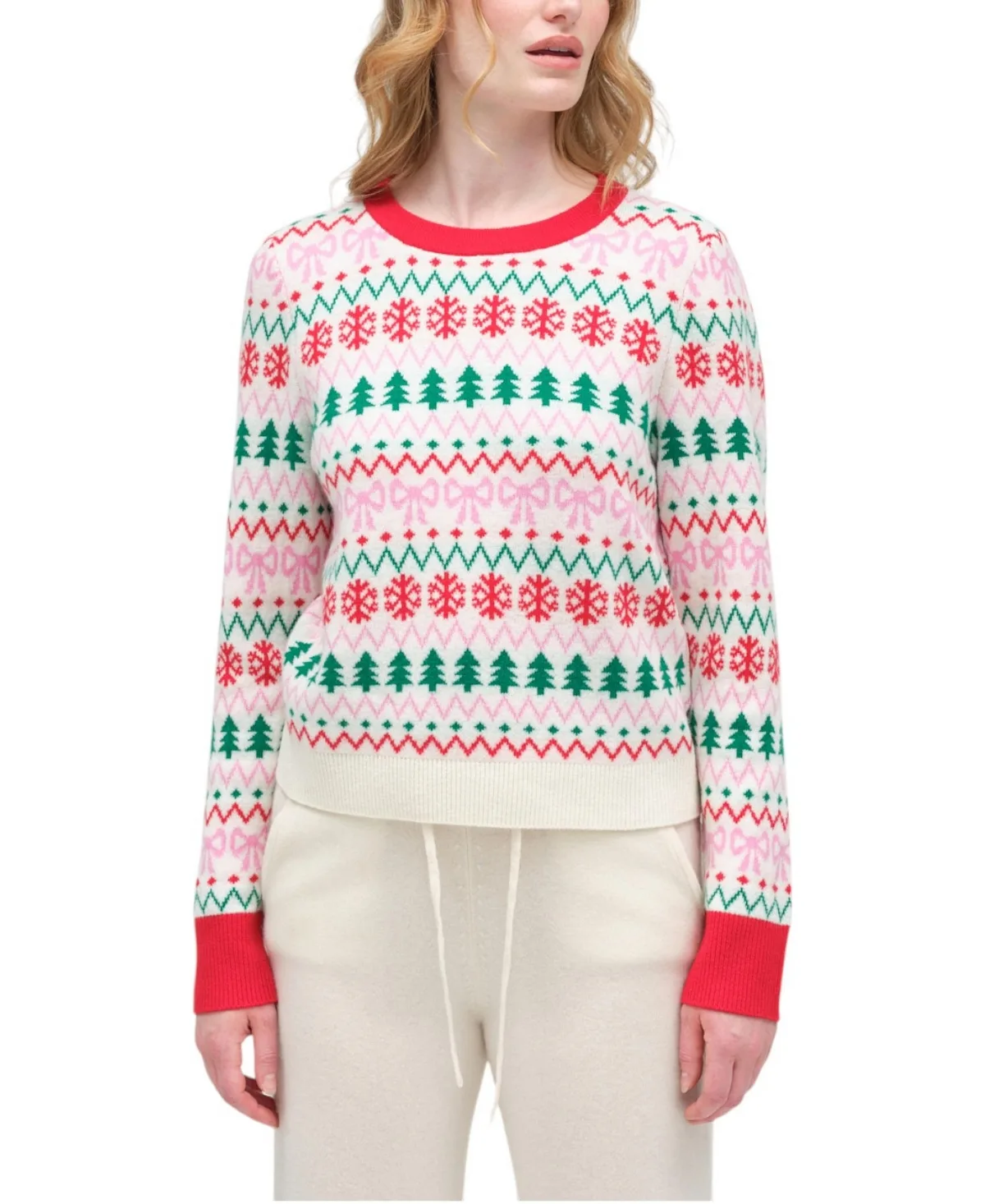 Chinti & Parker Christmas Fairisle Wool-Cashmere Sweater by Parker