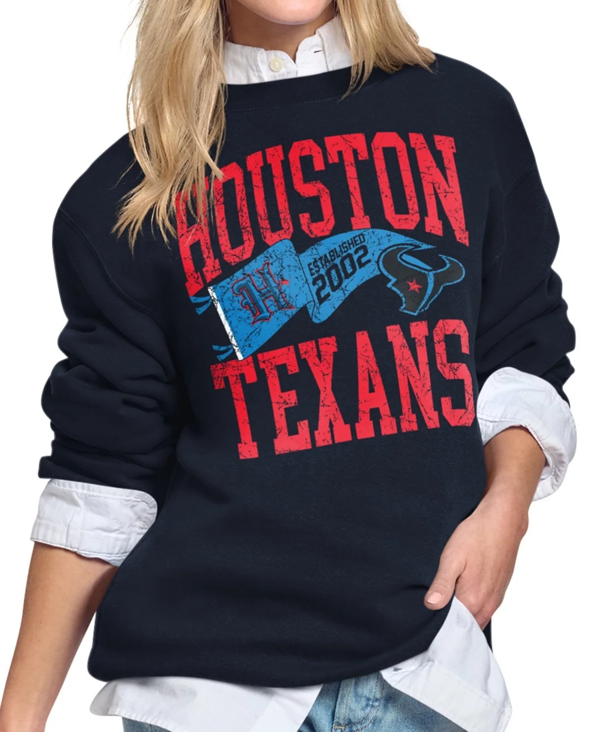 Houston Texans Pennant Fleece Sweatshirt