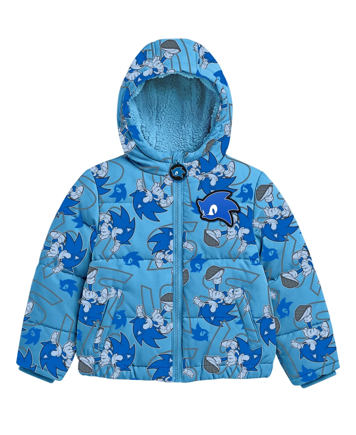 Sonic Hooded Puffer Jacket by Sonic