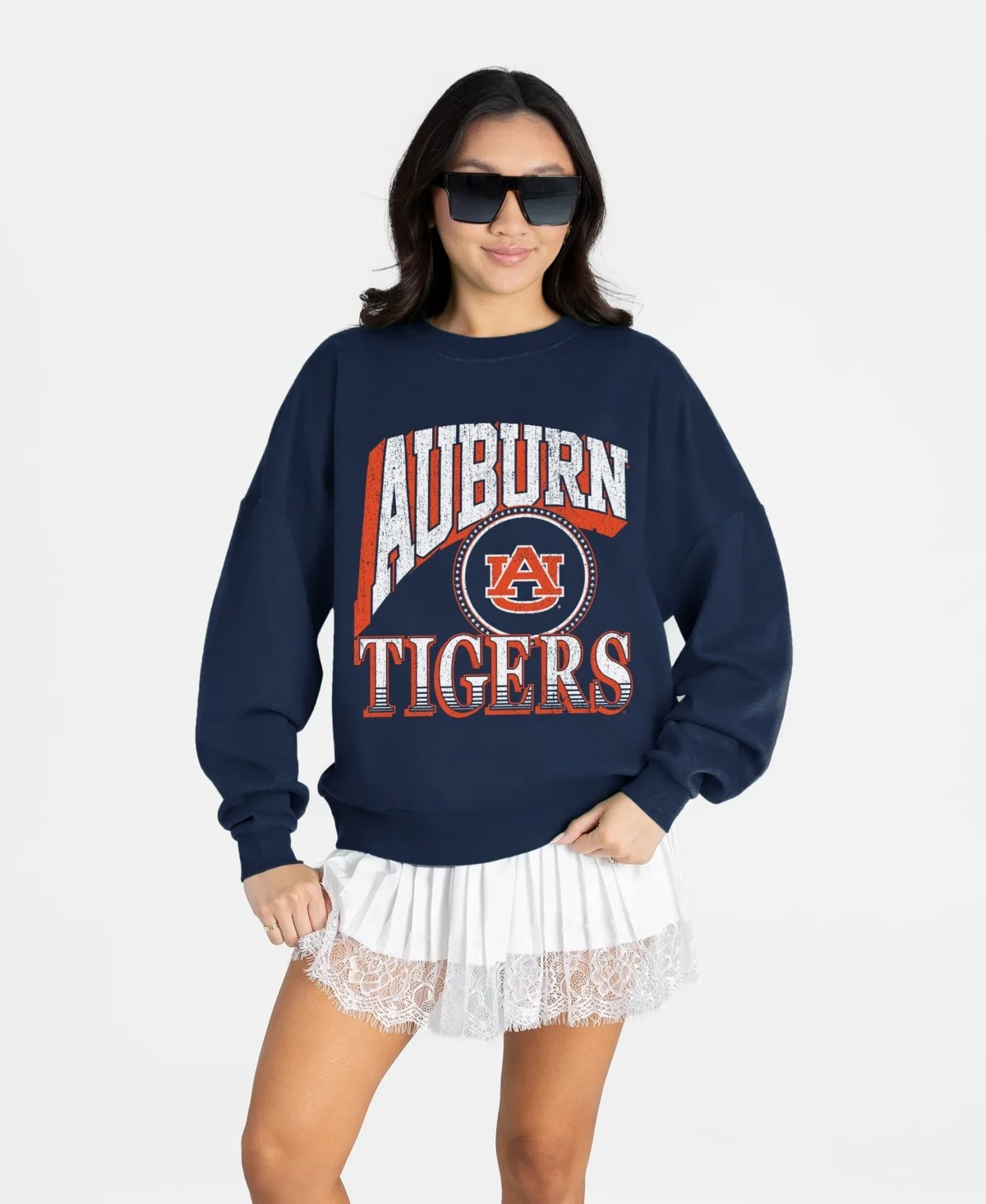 Auburn Tigers Main Character Oversized Premium Drop Shoulder Sweatshirt