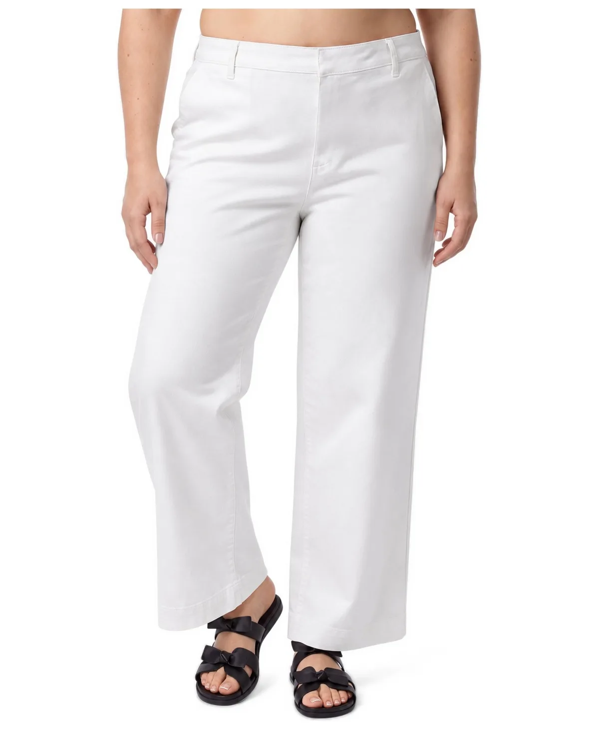 Belle Isle High-Rise Wide-Leg Cropped Pants by Torrid