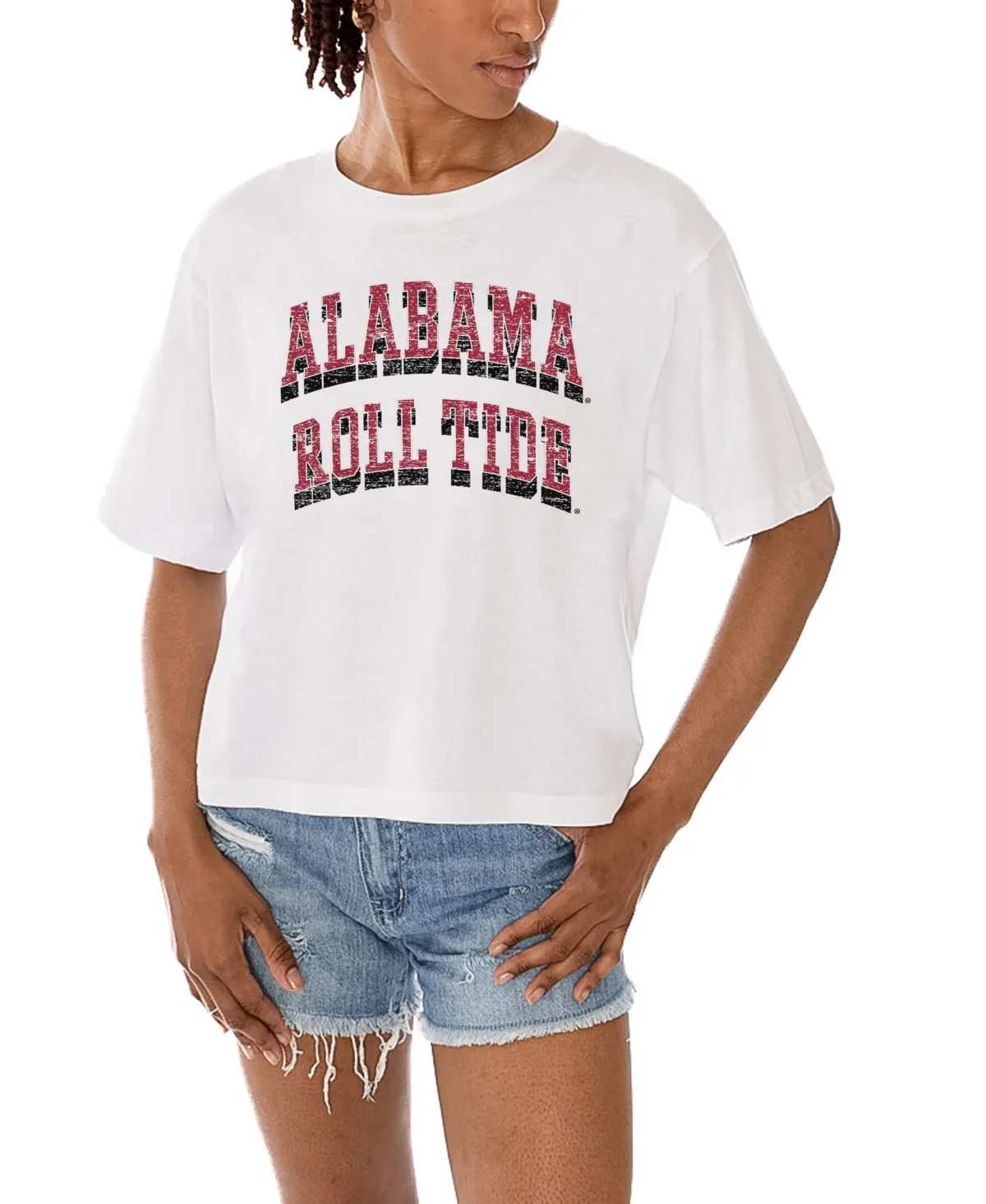 Alabama Crimson Tide Claim to Fame Boxy Cropped T-Shirt
