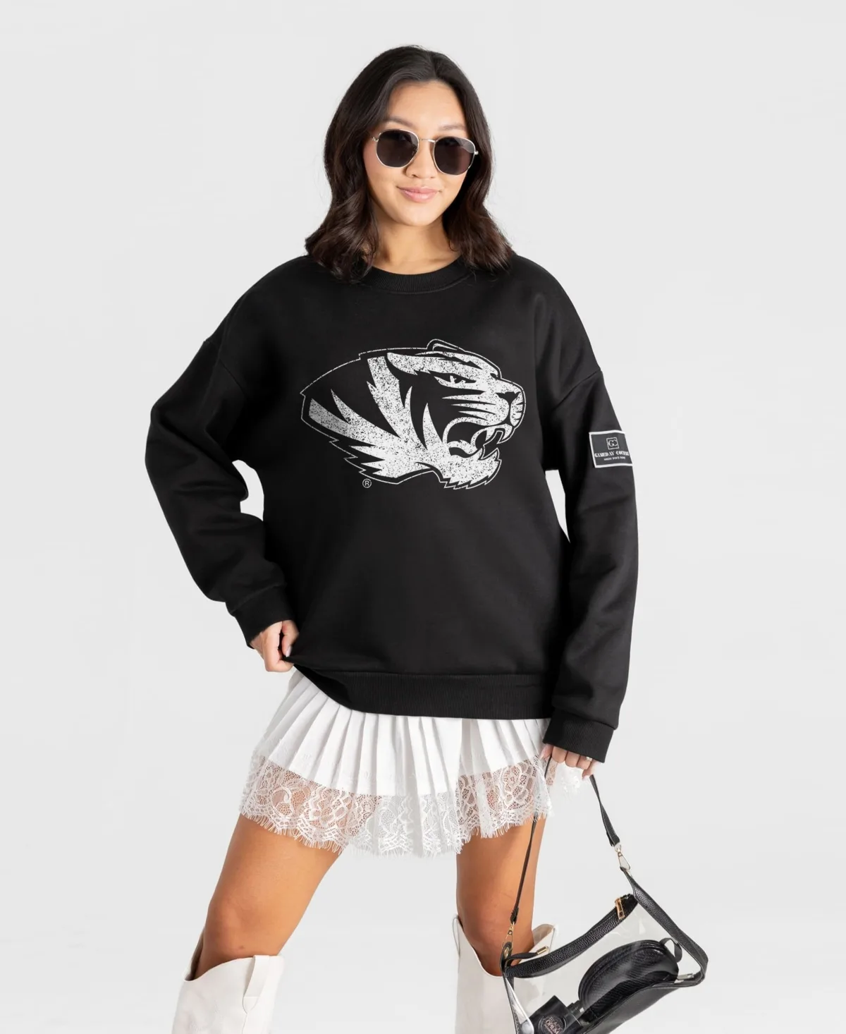 Missouri Tigers Bold Move Black Label Premium Drop Shoulder Sweatshirt