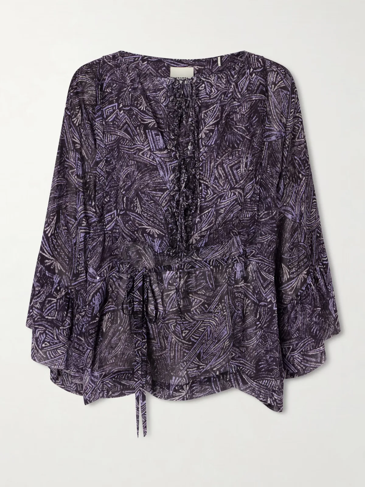 - Belted Silk Top -