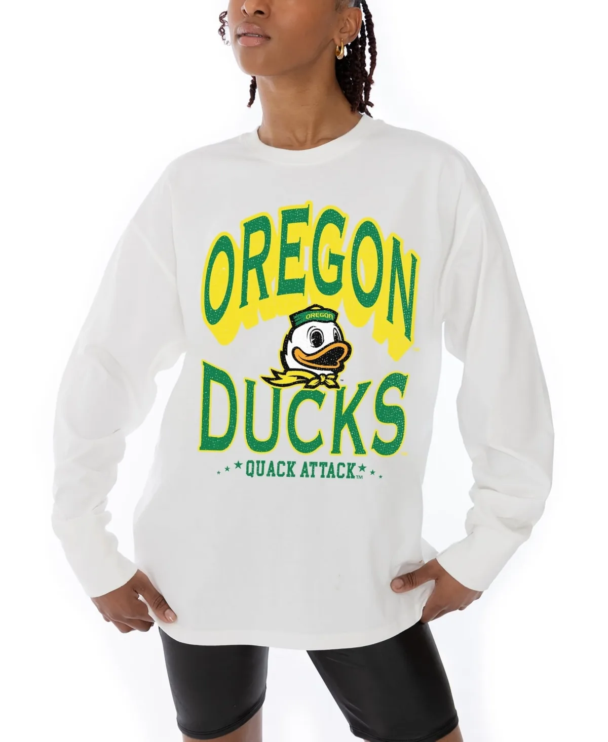 Oregon Ducks Midweight Oversized Long-Sleeve T-Shirt