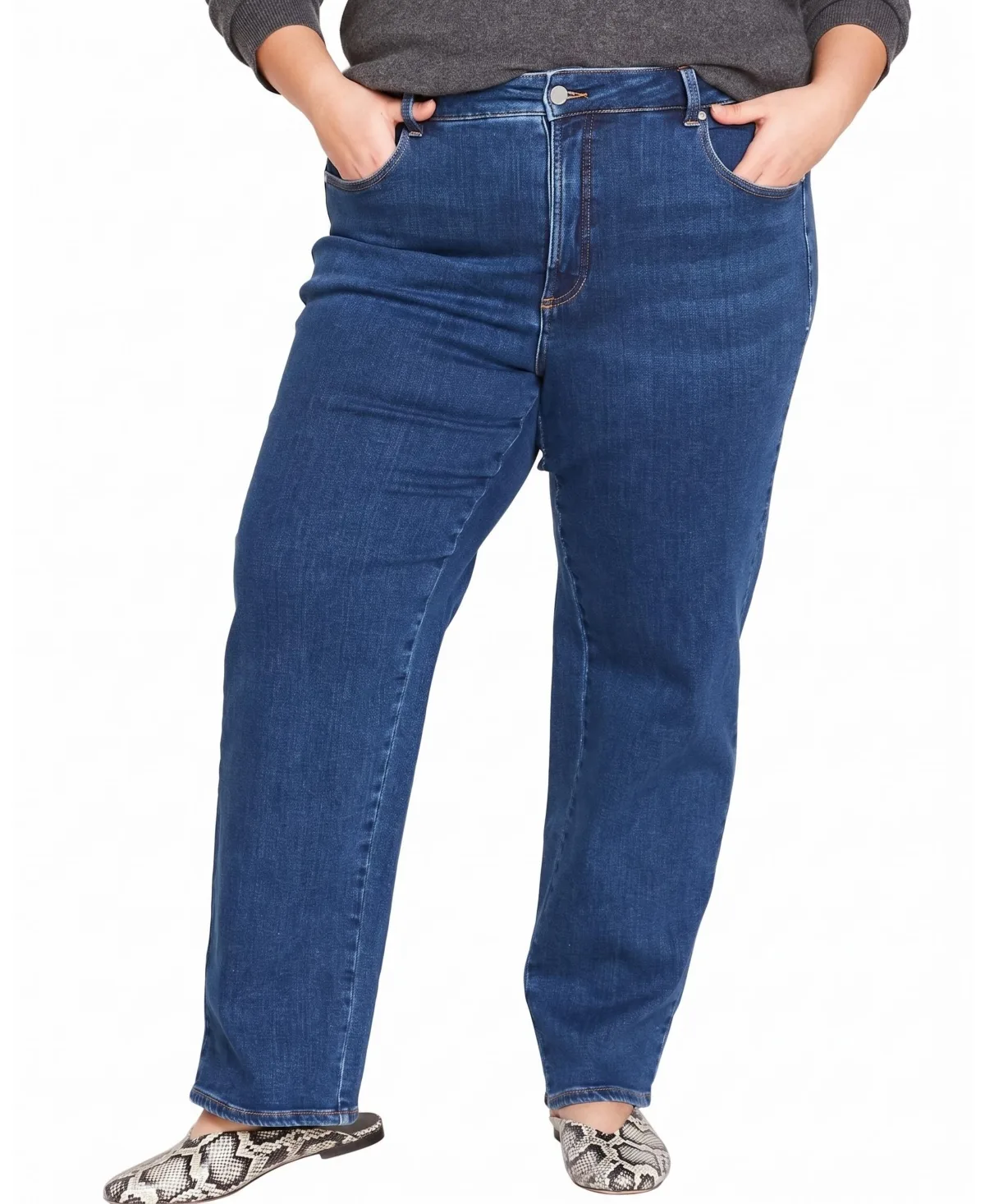 Etta High-Rise Straight-Leg Jeans