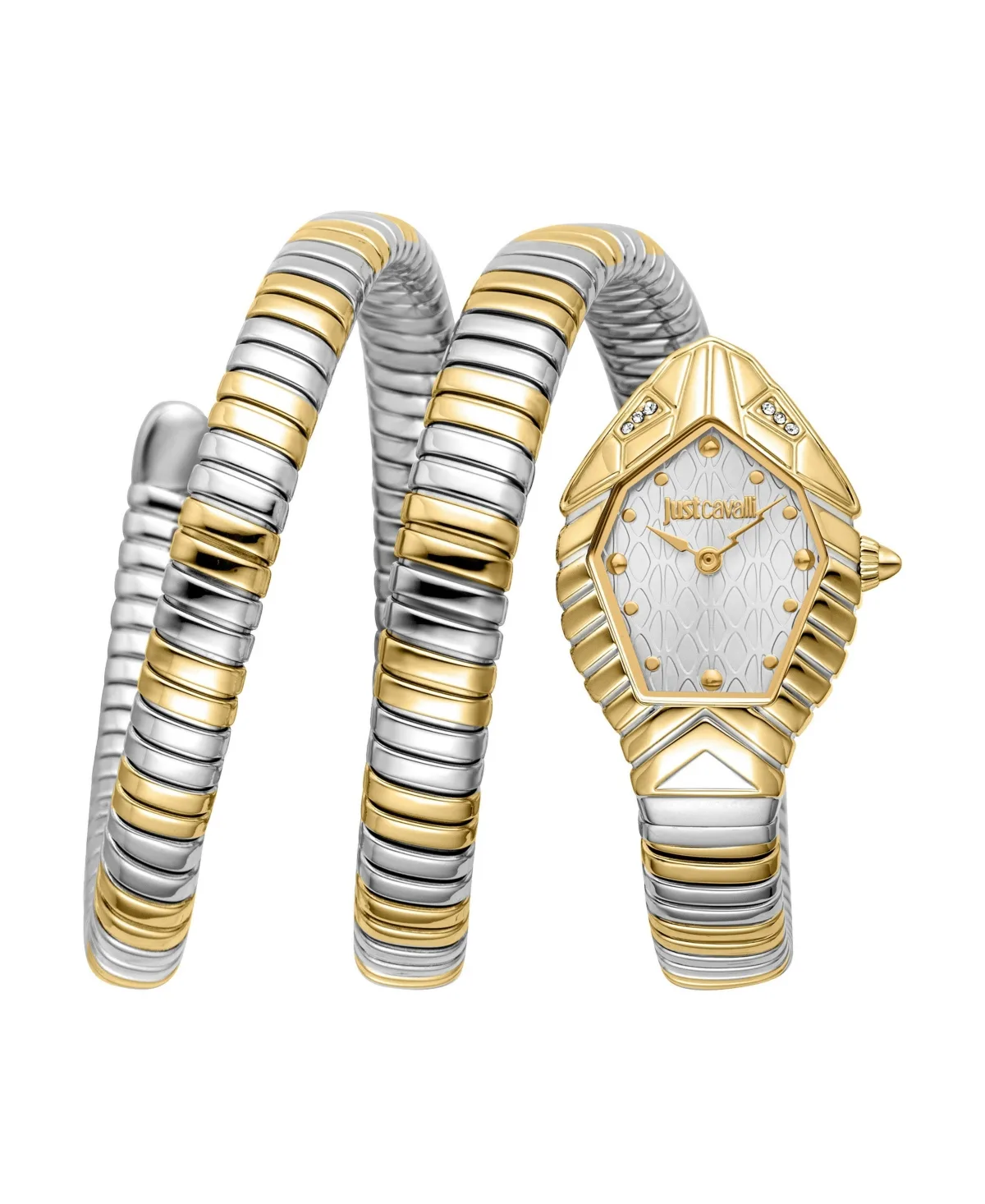 Quartz Rosela Two-Tone Stainless Steel Bracelet Watch, 21.5mm by Just Cavalli