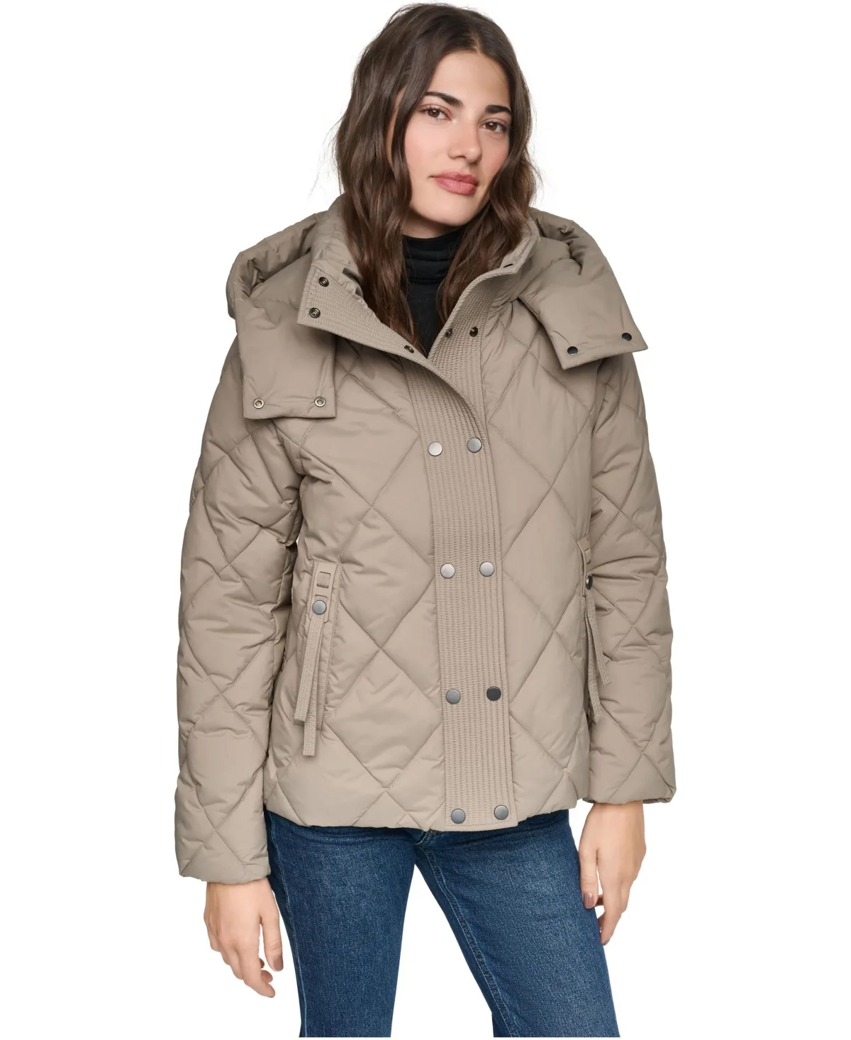 Briggs Hooded Quilted Puffer Jacket by Andrew Marc