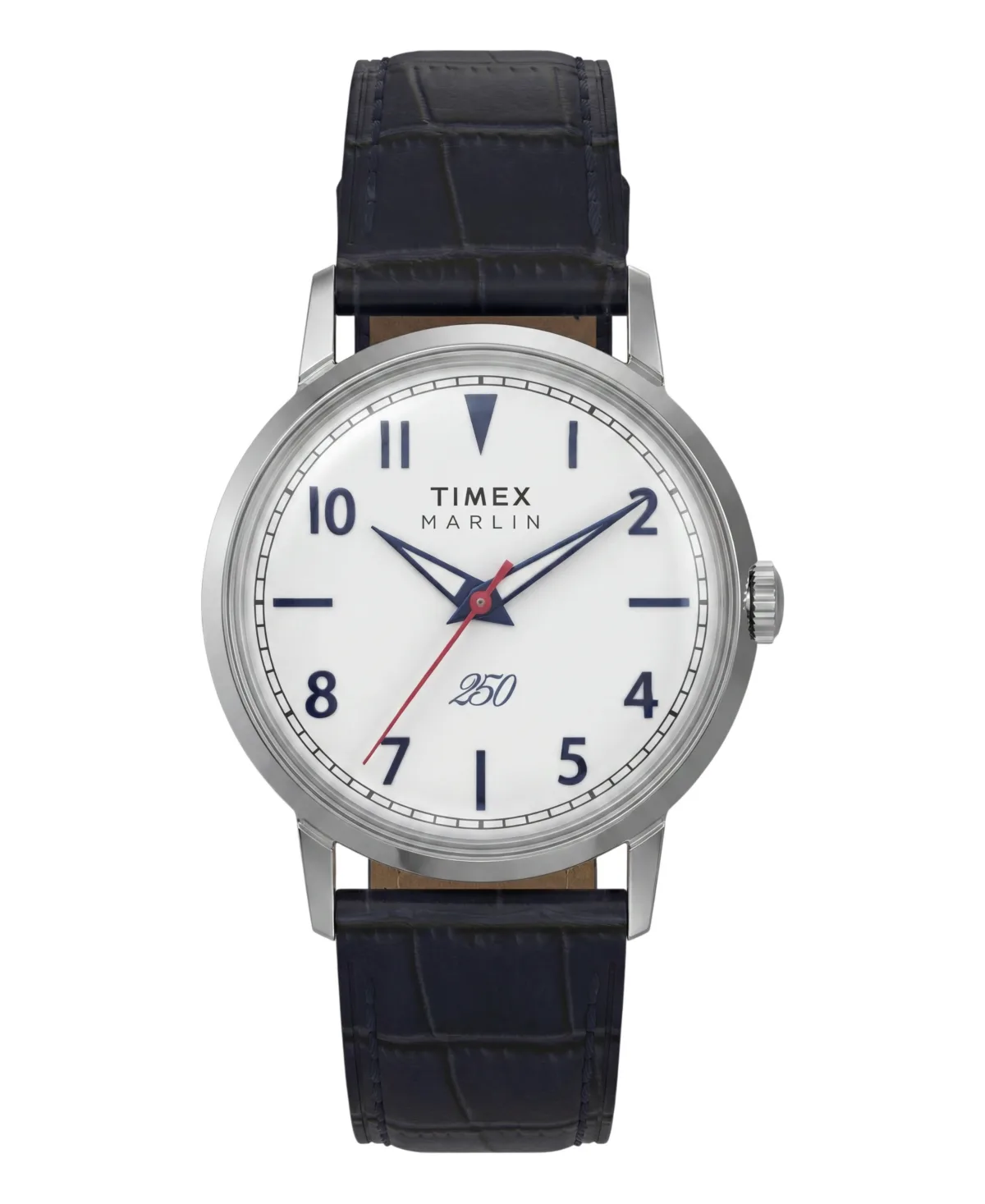 Quartz Analog Leather Watch 34mm by Timex