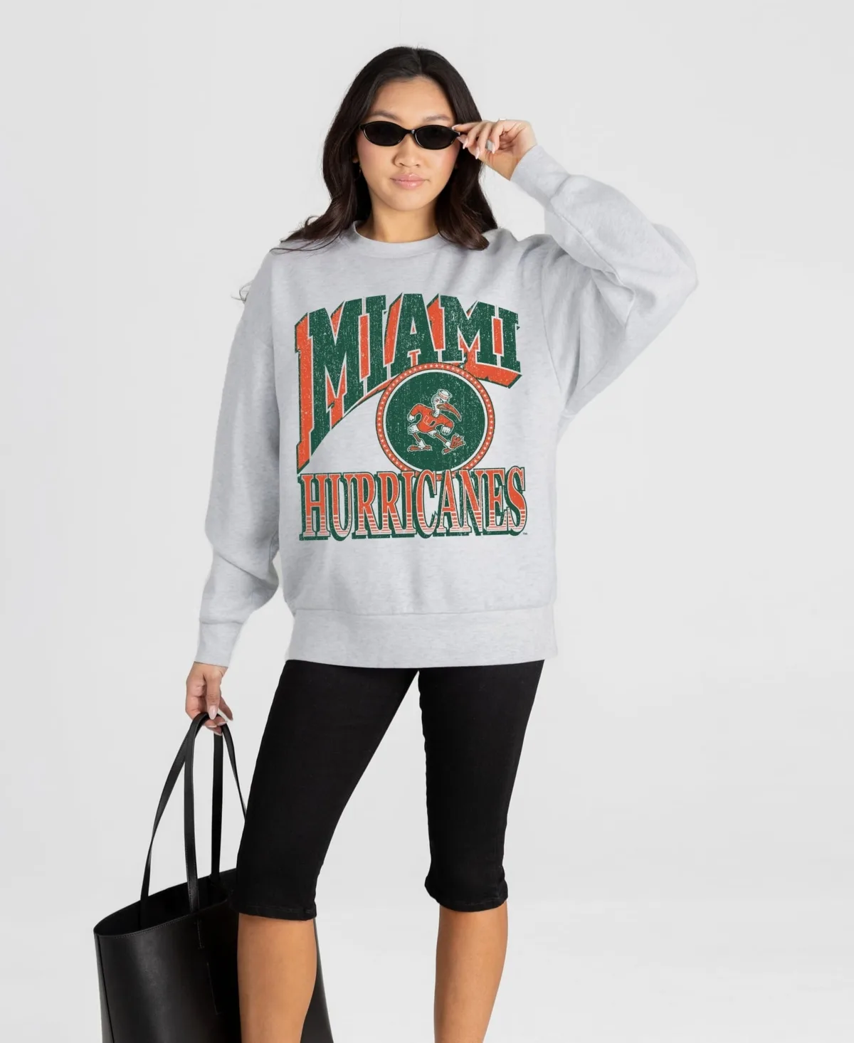 Miami Hurricanes Game on Sweatshirt
