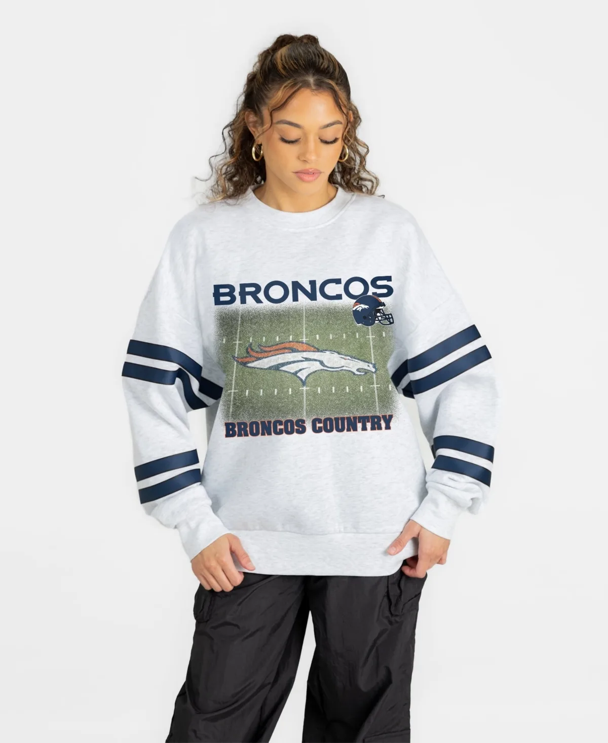 Denver Broncos Off the Grid Oversized Fleece Sweatshirt