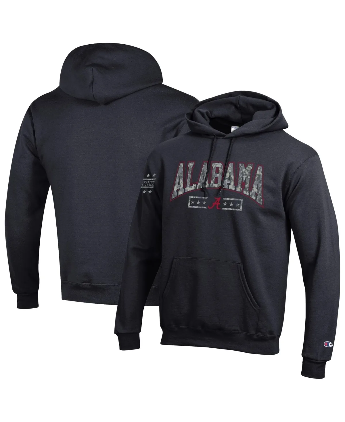 Alabama Crimson Tide Operation Hat Trick Camo Script Powerblend Fleece Hoodie