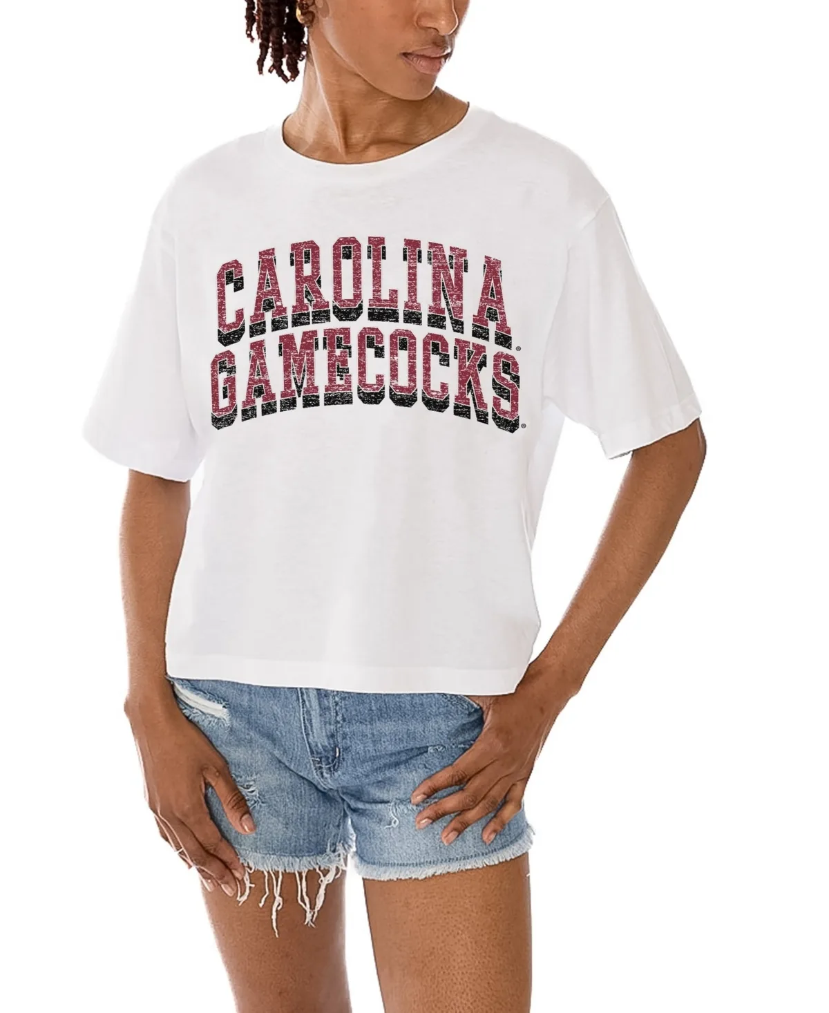 South Carolina Gamecocks Claim to Fame Boxy Cropped T-Shirt