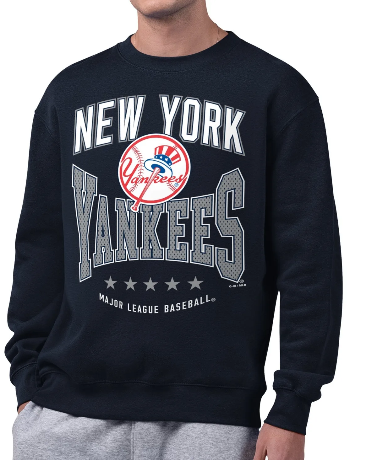 New York Yankees Center Squeeze Fleece Sweatshirt