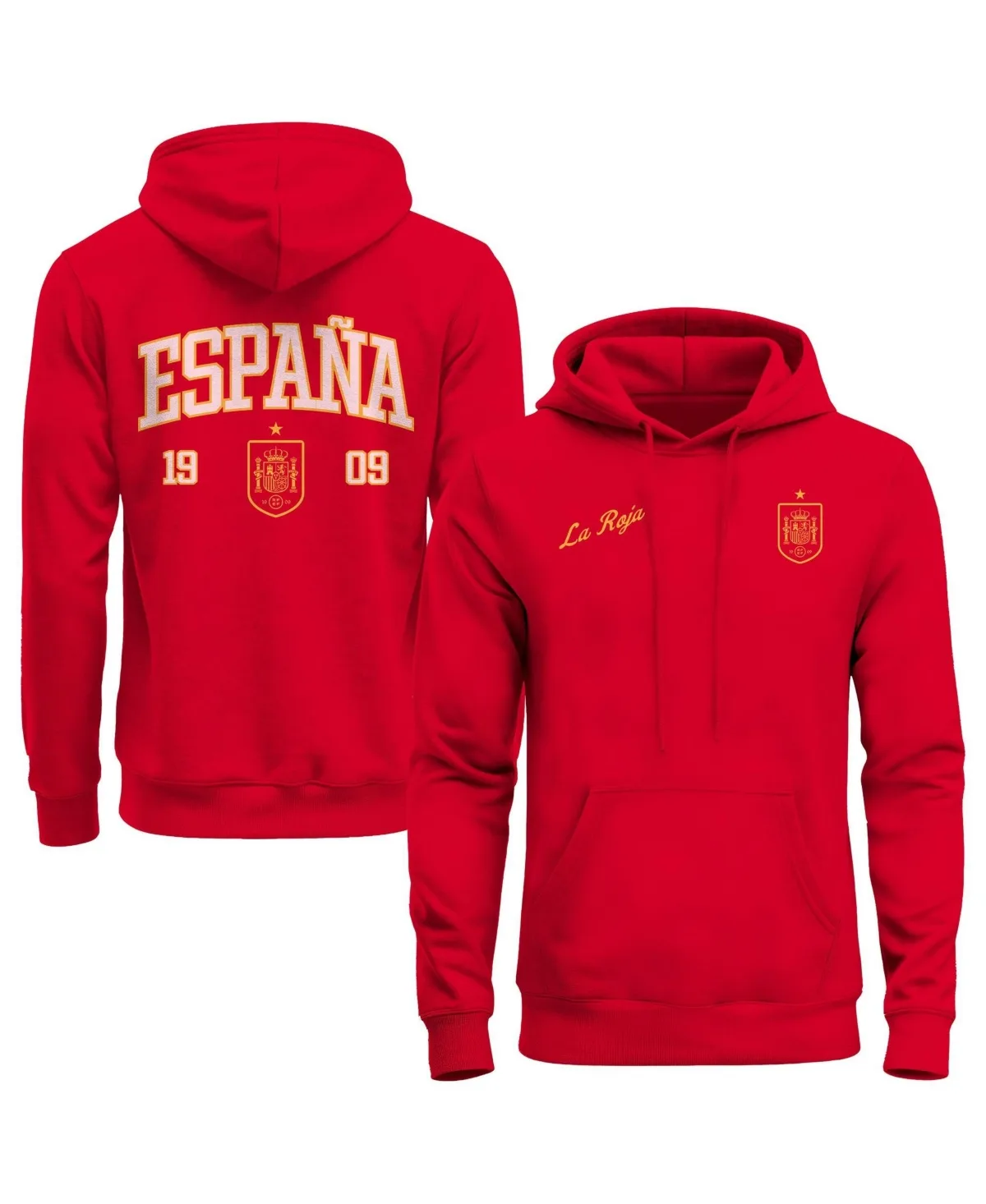 Spain National Team Athletic Wordmark Hoodie by 1863fc