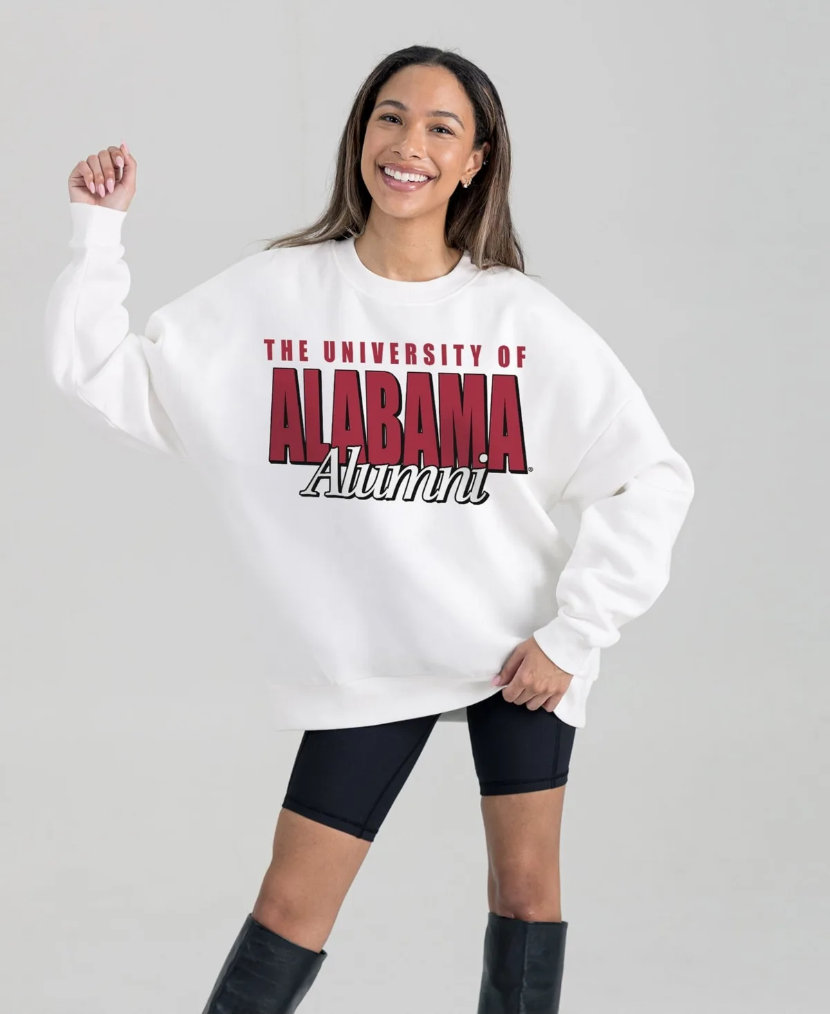 Alabama Crimson Tide Alumni Era Oversized Premium Fleece Sweatshirt
