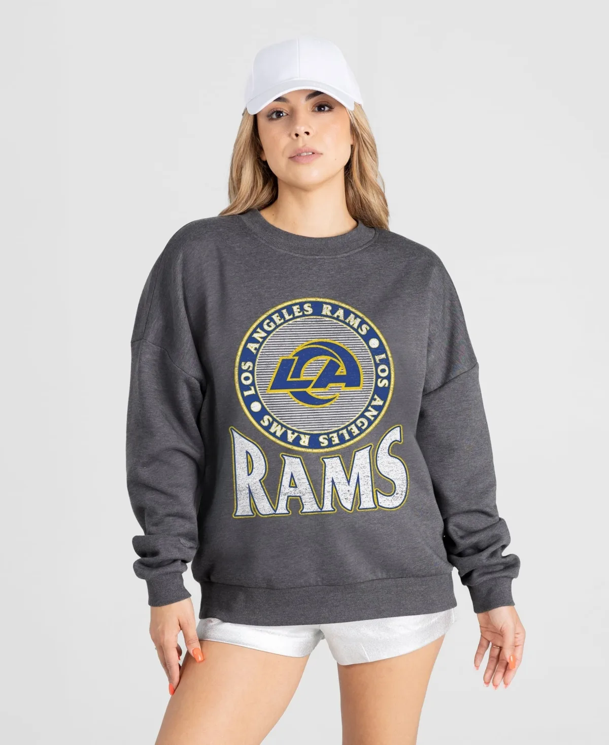 Los Angeles Rams Saturday Seal Oversized Premium Drop Shoulder Sweatshirt