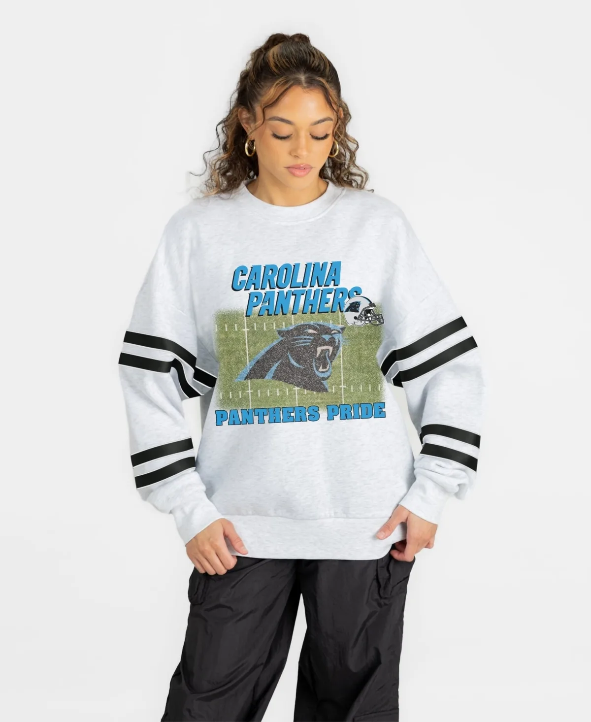 Carolina Panthers Off the Grid Oversized Fleece Sweatshirt