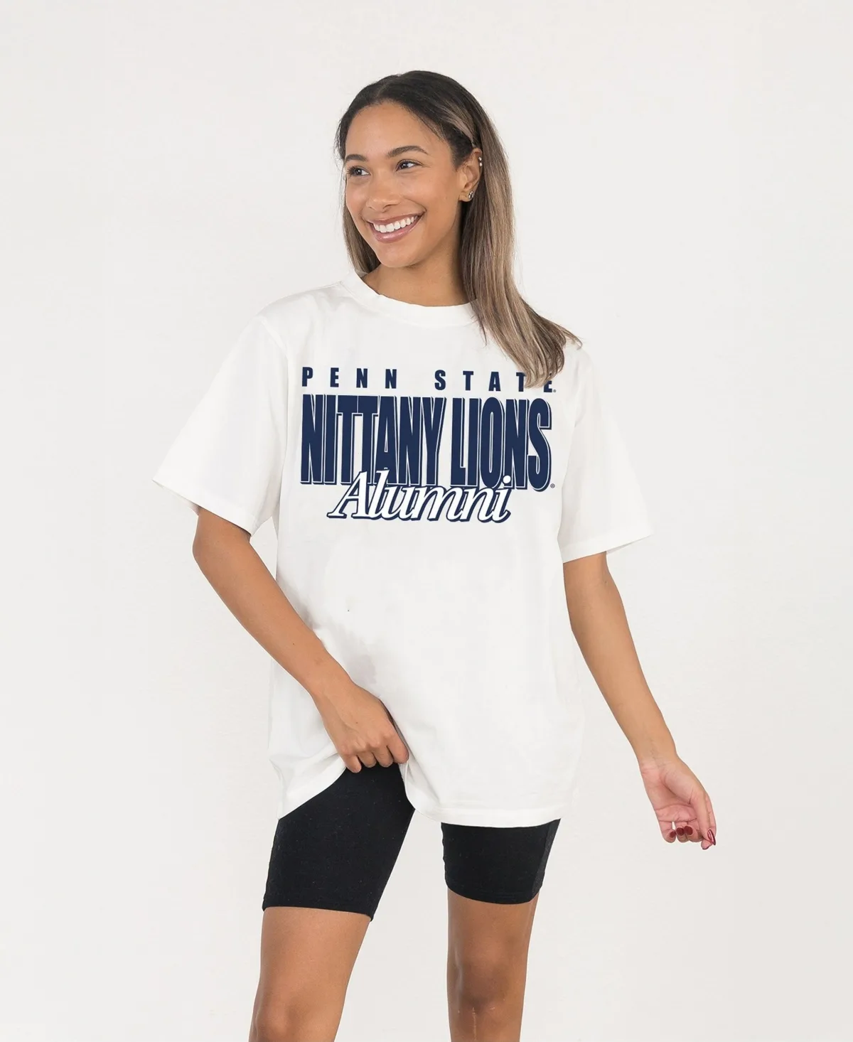 Penn State Nittany Lions Alumni Era Oversized T-Shirt by Gameday Couture