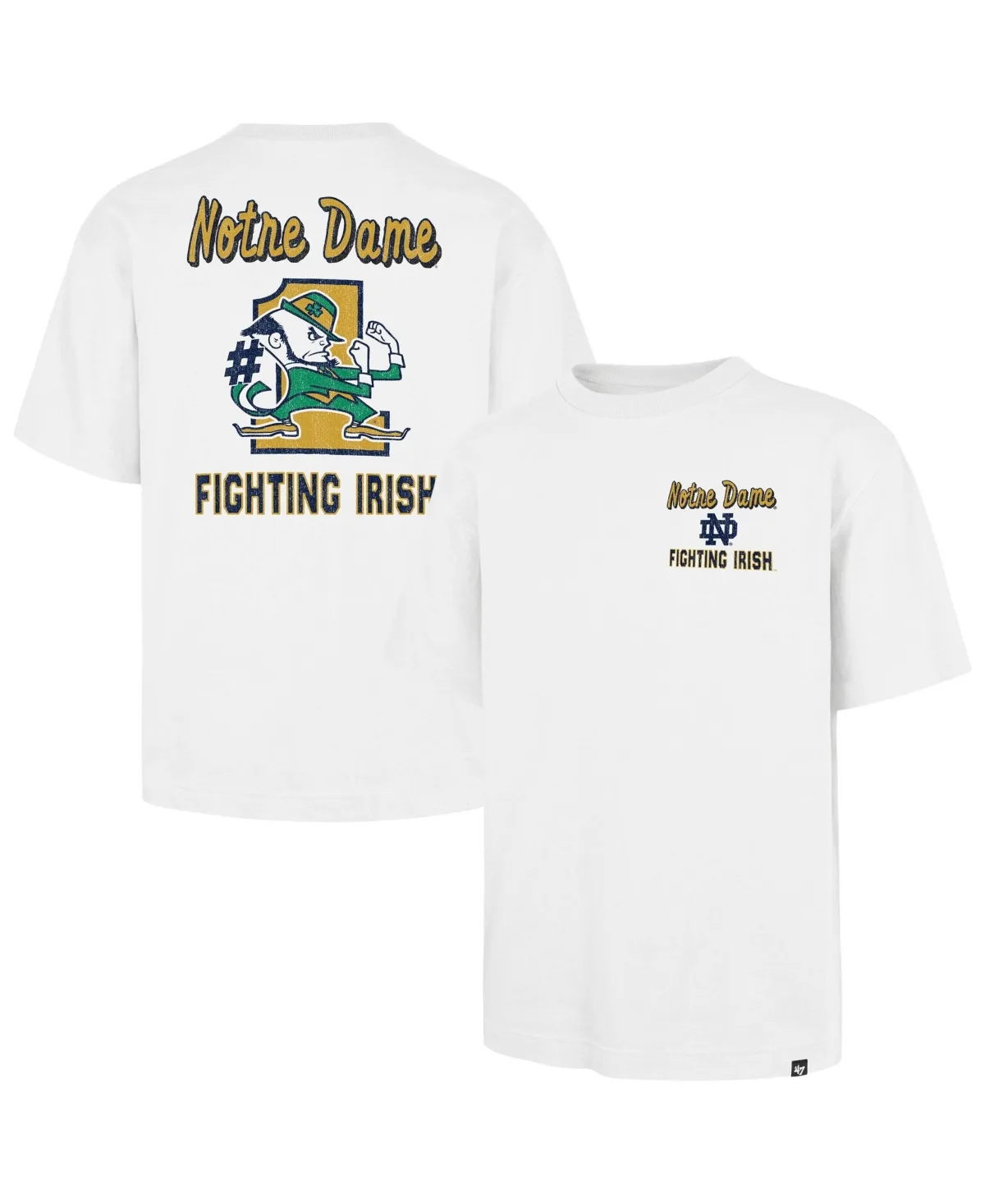 Notre Dame Fighting Irish 1 Mascot Foundation T-Shirt by 47 Brand