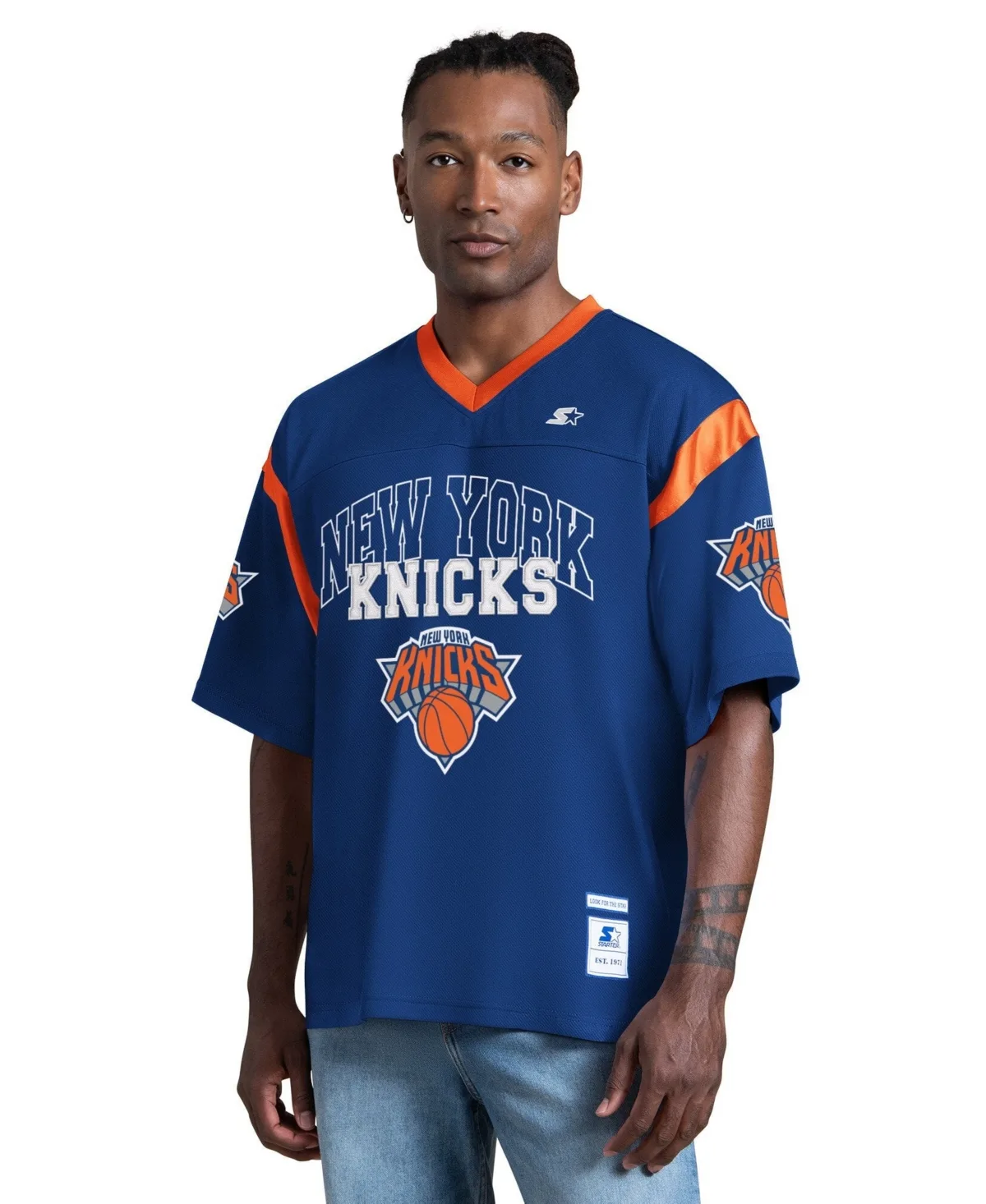 New York Knicks Game Day V-Neck T-Shirt