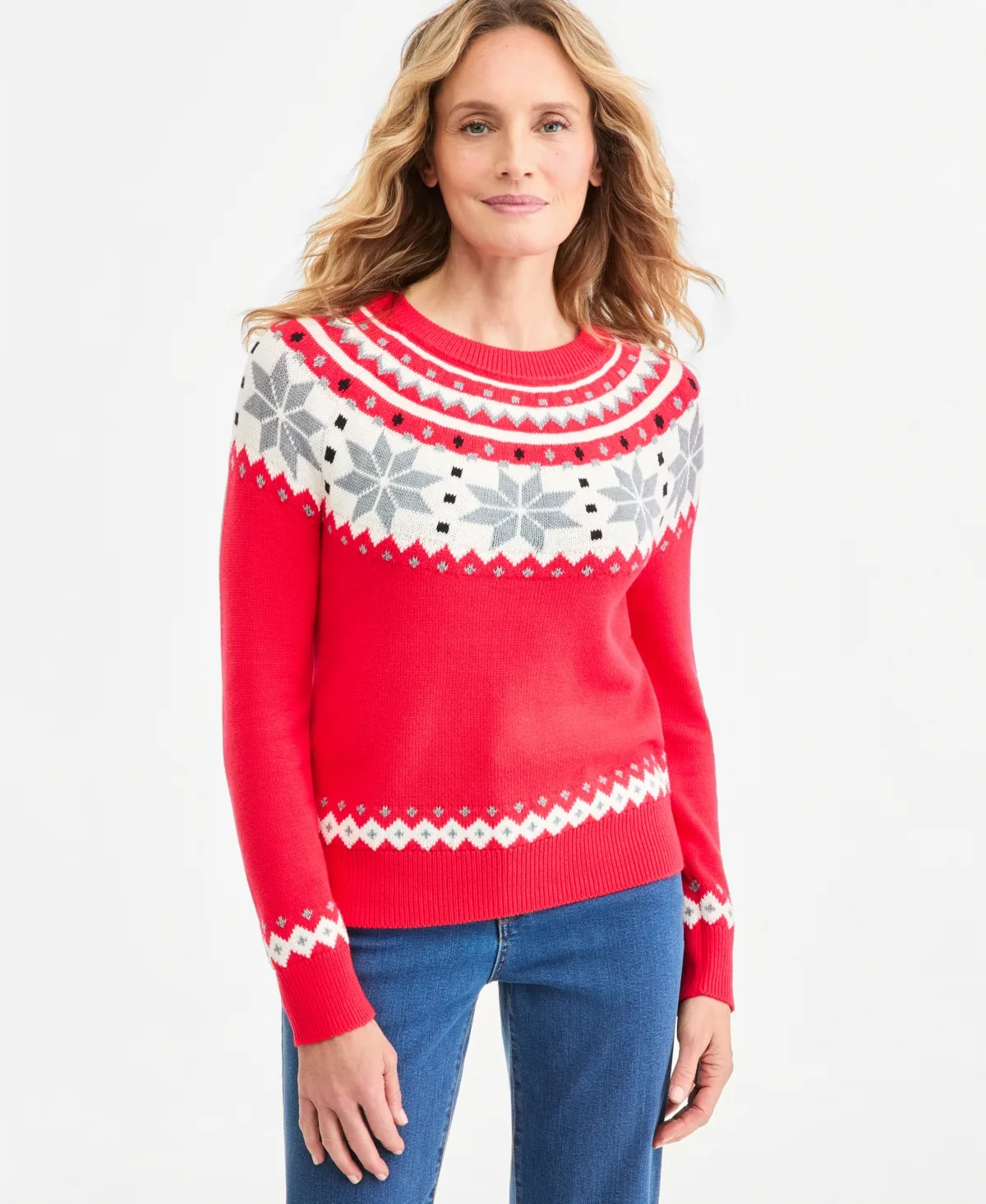 Fair Isle Crewneck Sweater