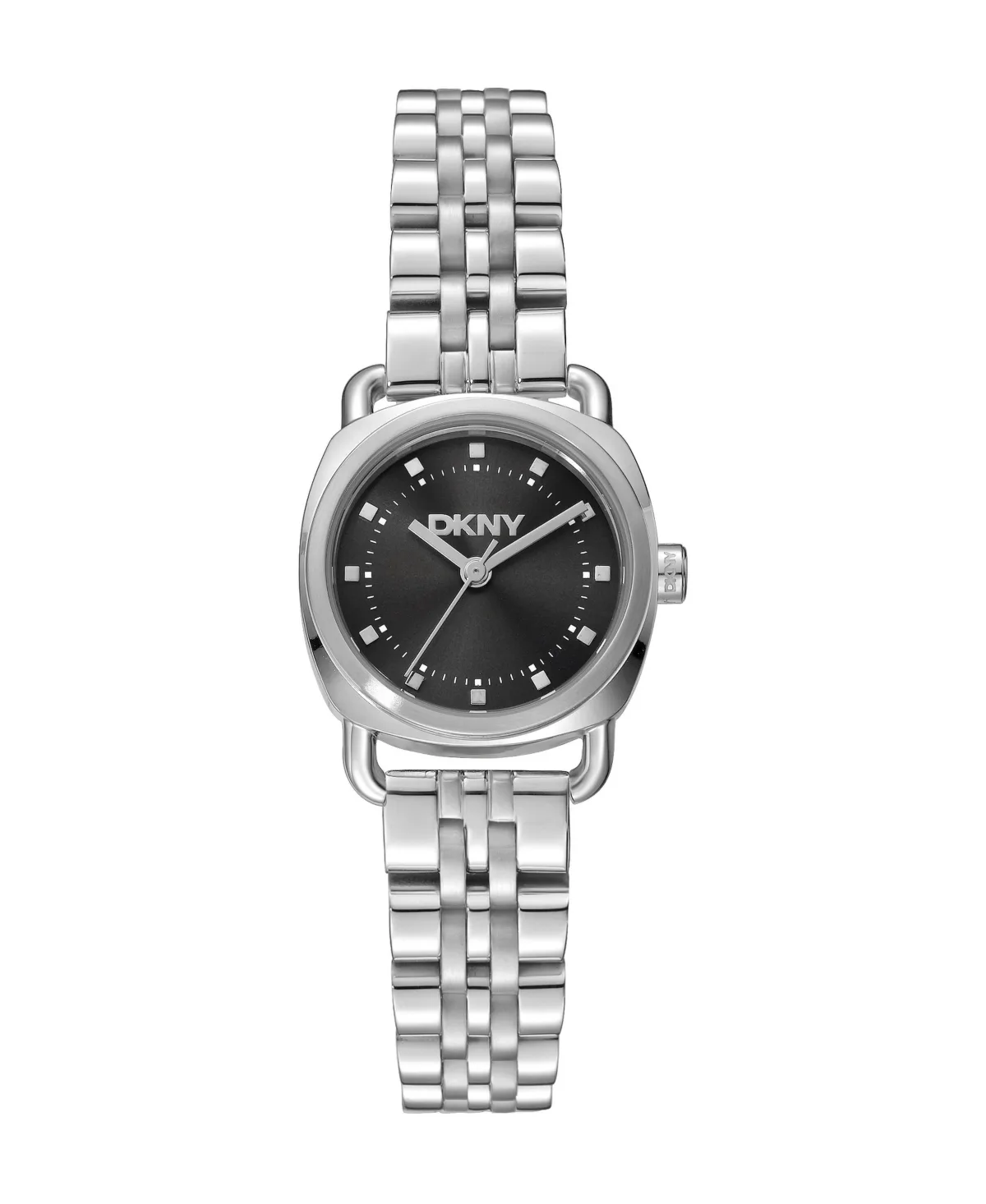 Quartz City Rivet Water-Resistant Stainless Steel Bracelet Watch, 24mm