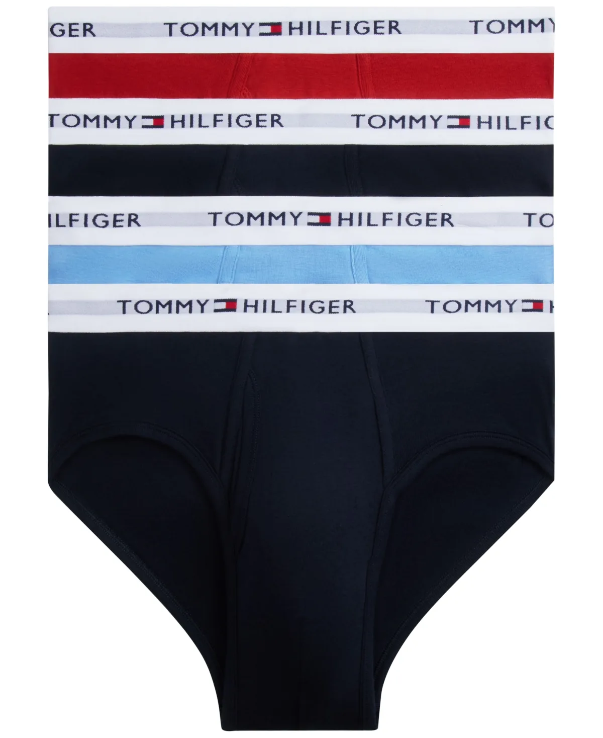 4-Pack Classic Cotton Moisture-Wicking Briefs by Tommy Hilfiger