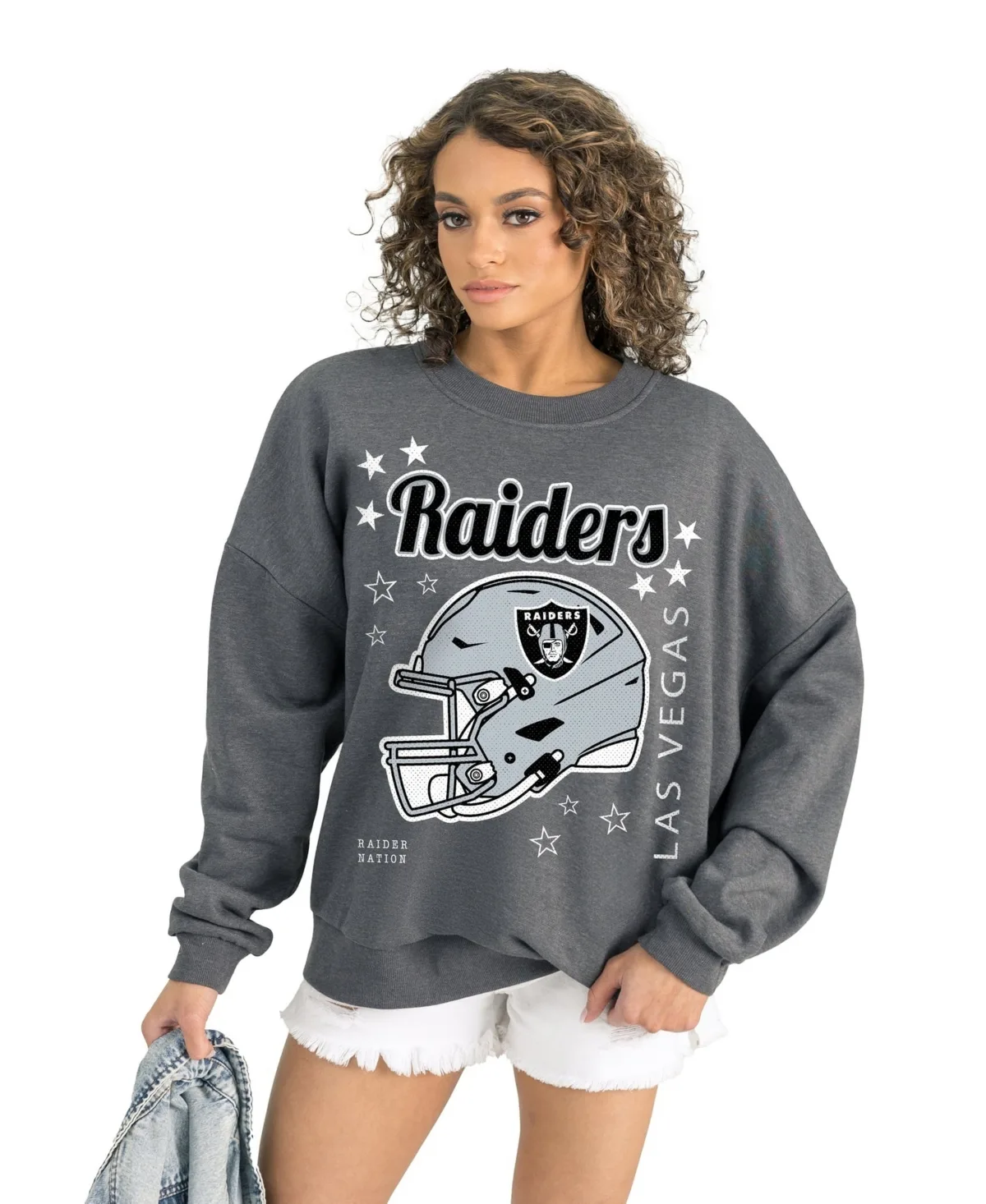 Las Vegas Raiders Ready to Rumble Premium Fleece Pullover Sweatshirt