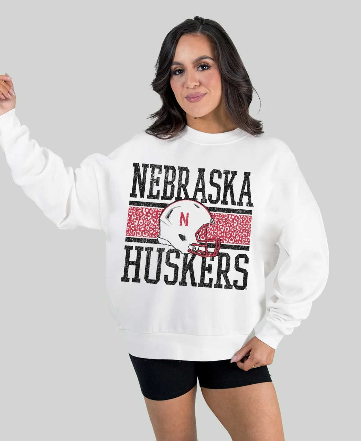Nebraska Huskers Fair Catch Pullover Sweatshirt