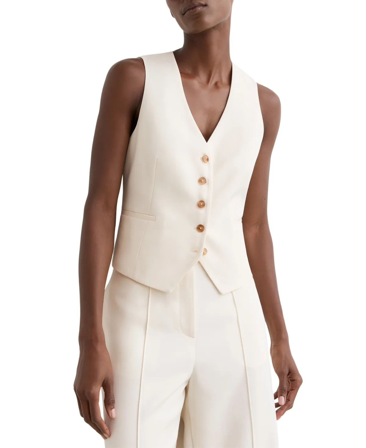 Malin Button-Through Tailored Waistcoat
