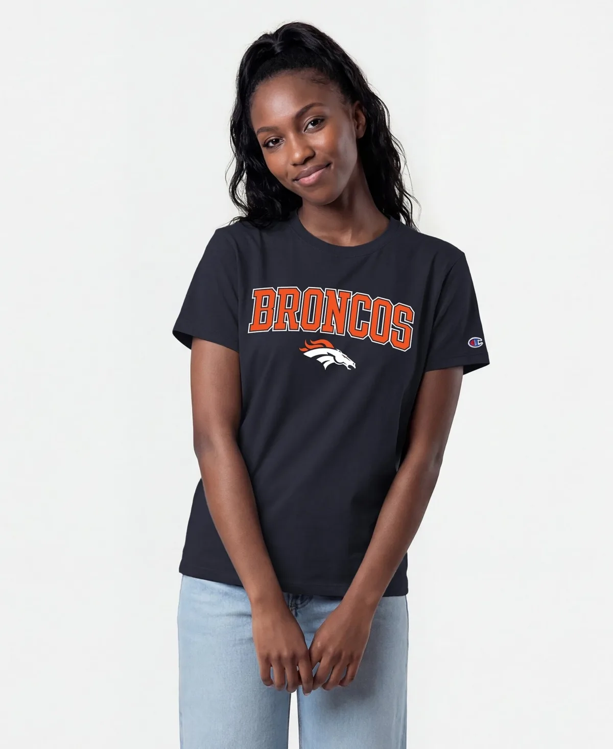 Denver Broncos Arched Over Logo T-Shirt